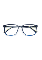 OSMOSE - OCP641 | Lunettes de vue homme ultem bleu mat et jaune à clip photochromique