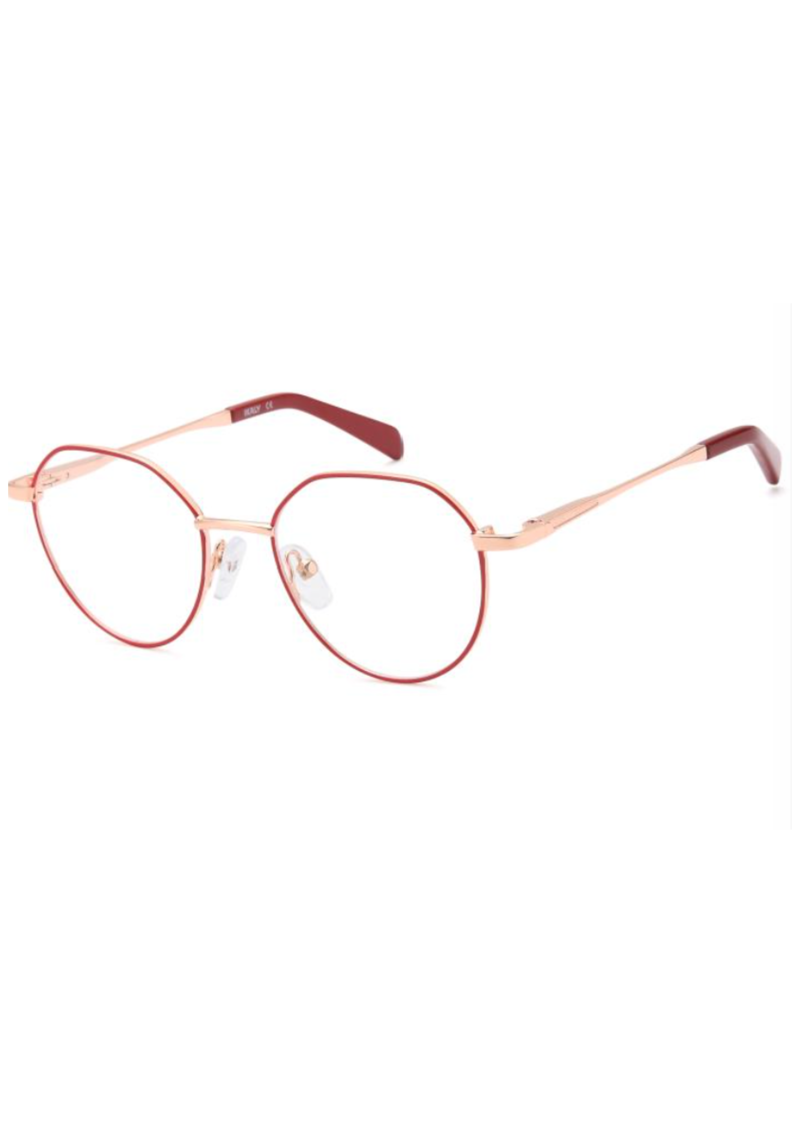 IKALY – P257 | Lunettes de vue enfant métal doré et rouge