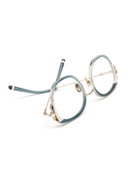 LE PARC – Mori | Lunettes de vue femme combiné or et bleu