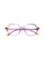 IKALY – OPJ033 | Lunettes de vue enfant cristal mauve et jaune