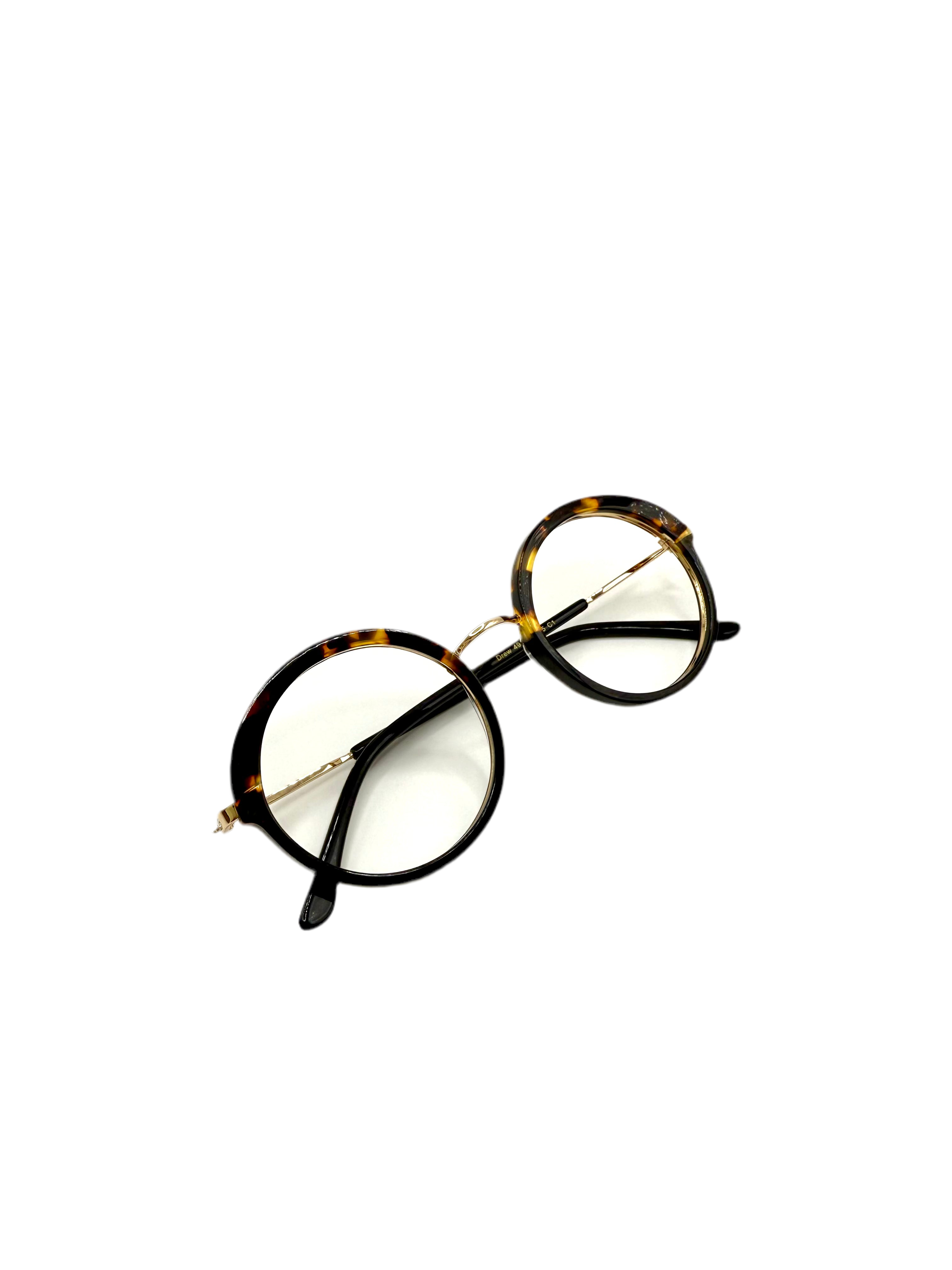 Daniel Benhamss – Drew | Lunettes de vue femme doré, noir et écaille