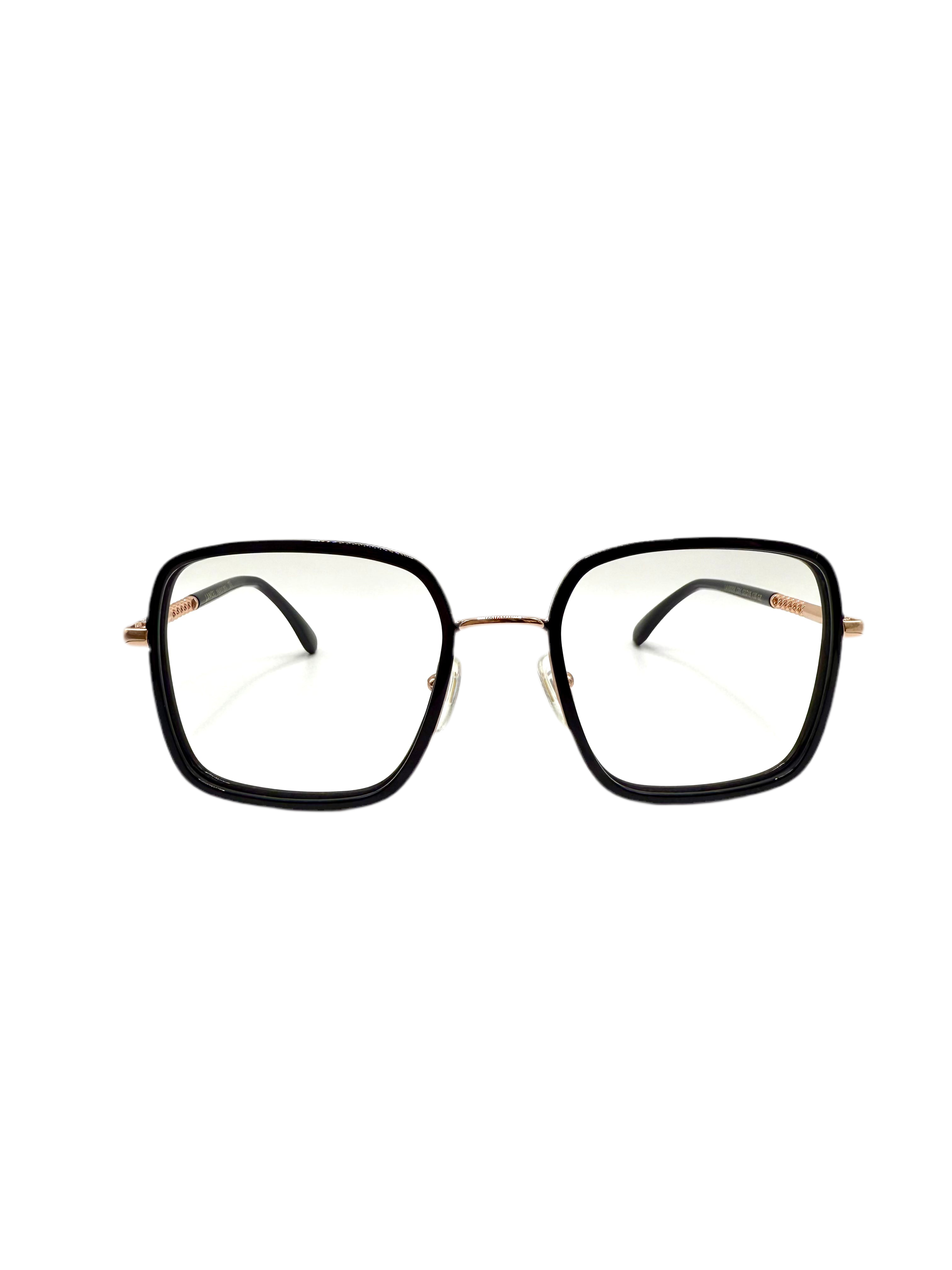 LANCEL – LA90056 | Lunettes de vue femme combiné rose gold