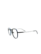 Lou – TM32 | Lunettes de vue homme titane noir liseré bleu