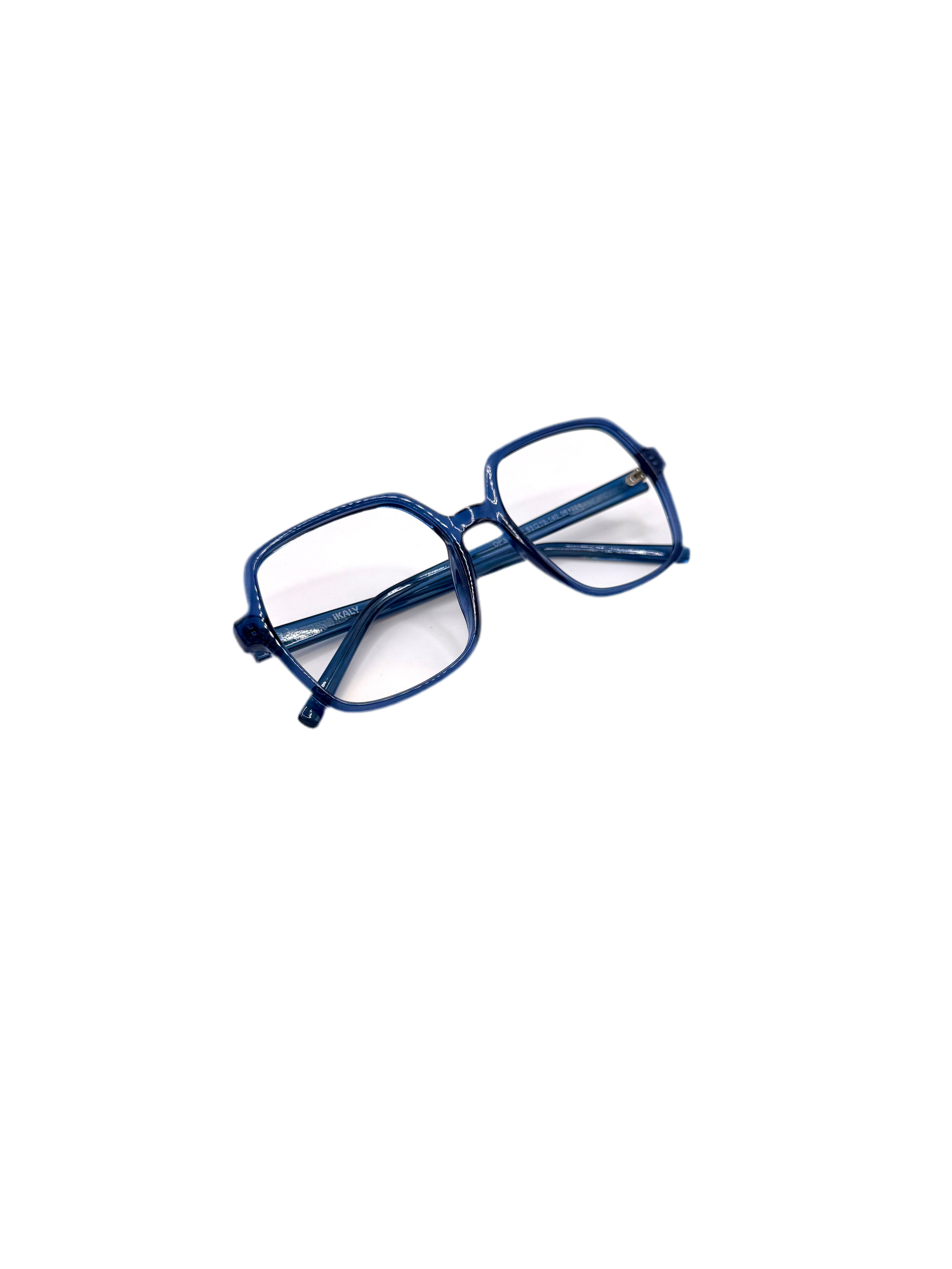 IKALY – OP378 | Lunettes de vue femme cristal bleu