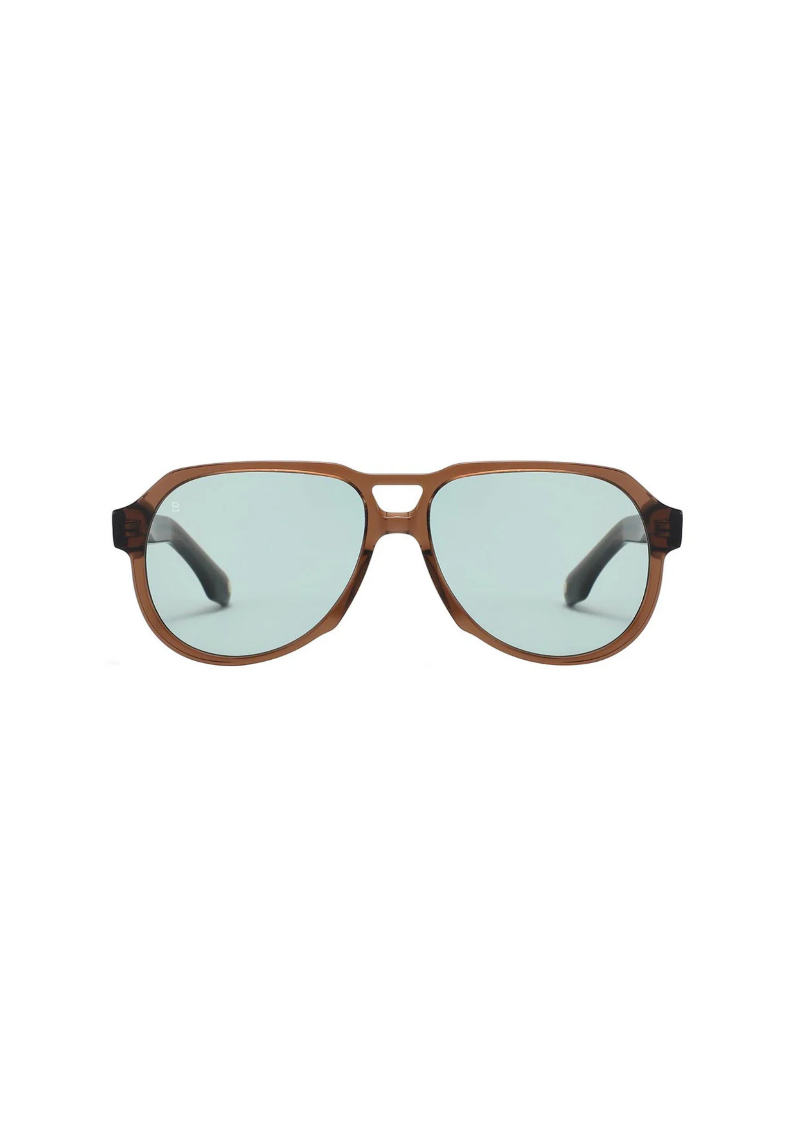BALI Dune – Lunettes de soleil femme cristal marron verres bleu