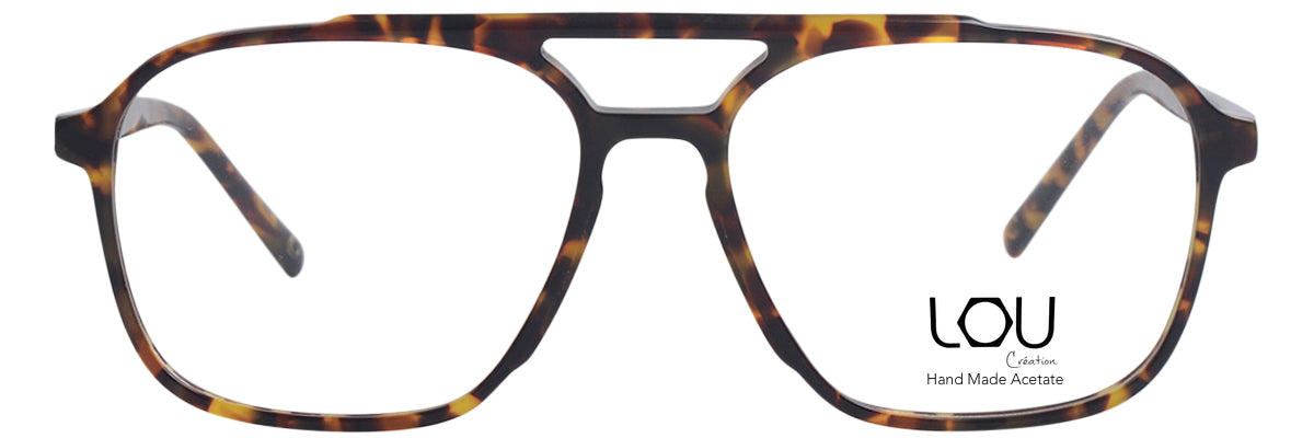 Lou – AM54 | Lunettes de vue homme écaille double pont