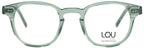 Lou – AM55 | Lunettes de vue homme acétate cristal vert