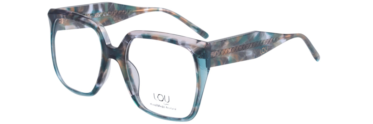 Lou – AW81 | Lunettes de vue femme écaille bleu