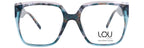 Lou – AW81 | Lunettes de vue femme écaille bleu