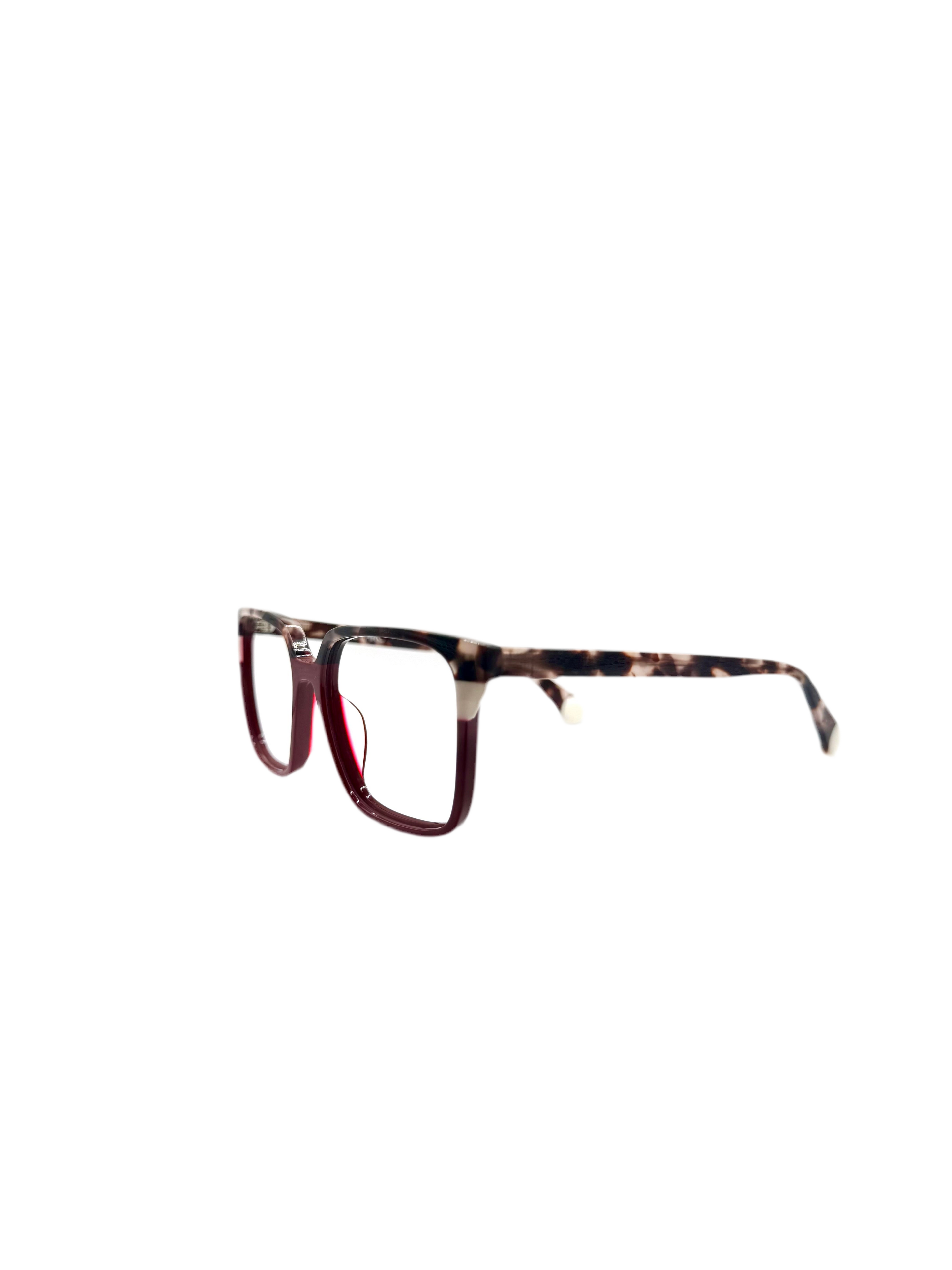 LE PARC – BOTTA | Lunettes de vue femme rouge bordeaux