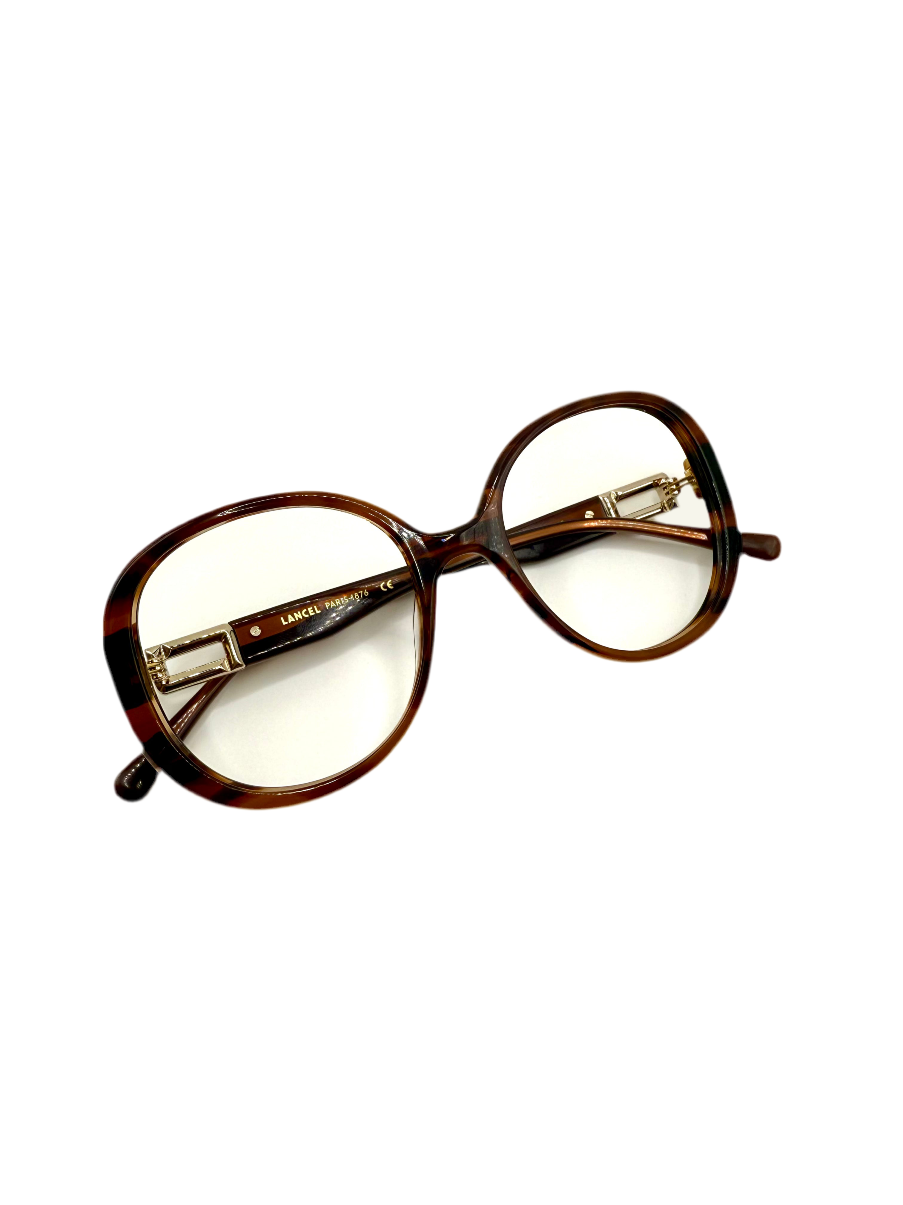 LANCEL – LA90086 | Lunettes de vue femme écaille