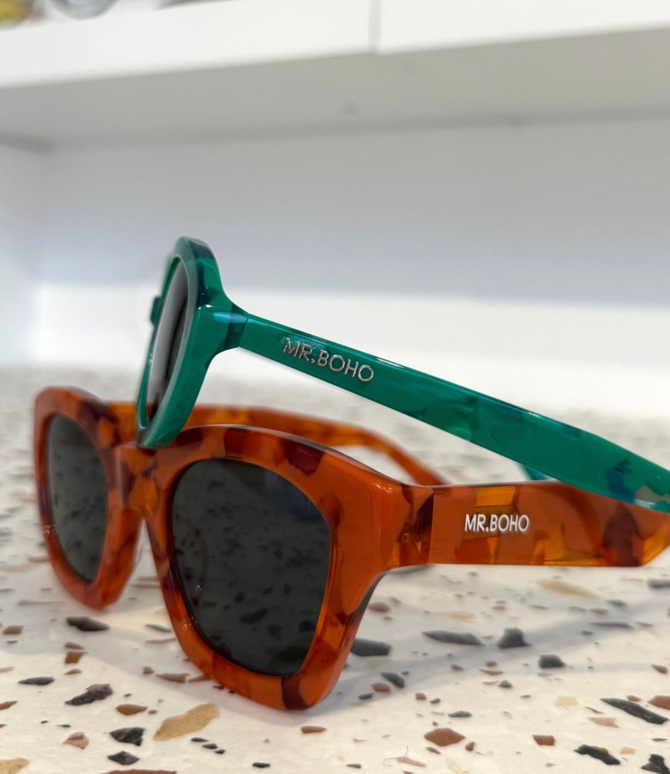 MR.BOHO Barrosa – Lunettes de soleil femme corail