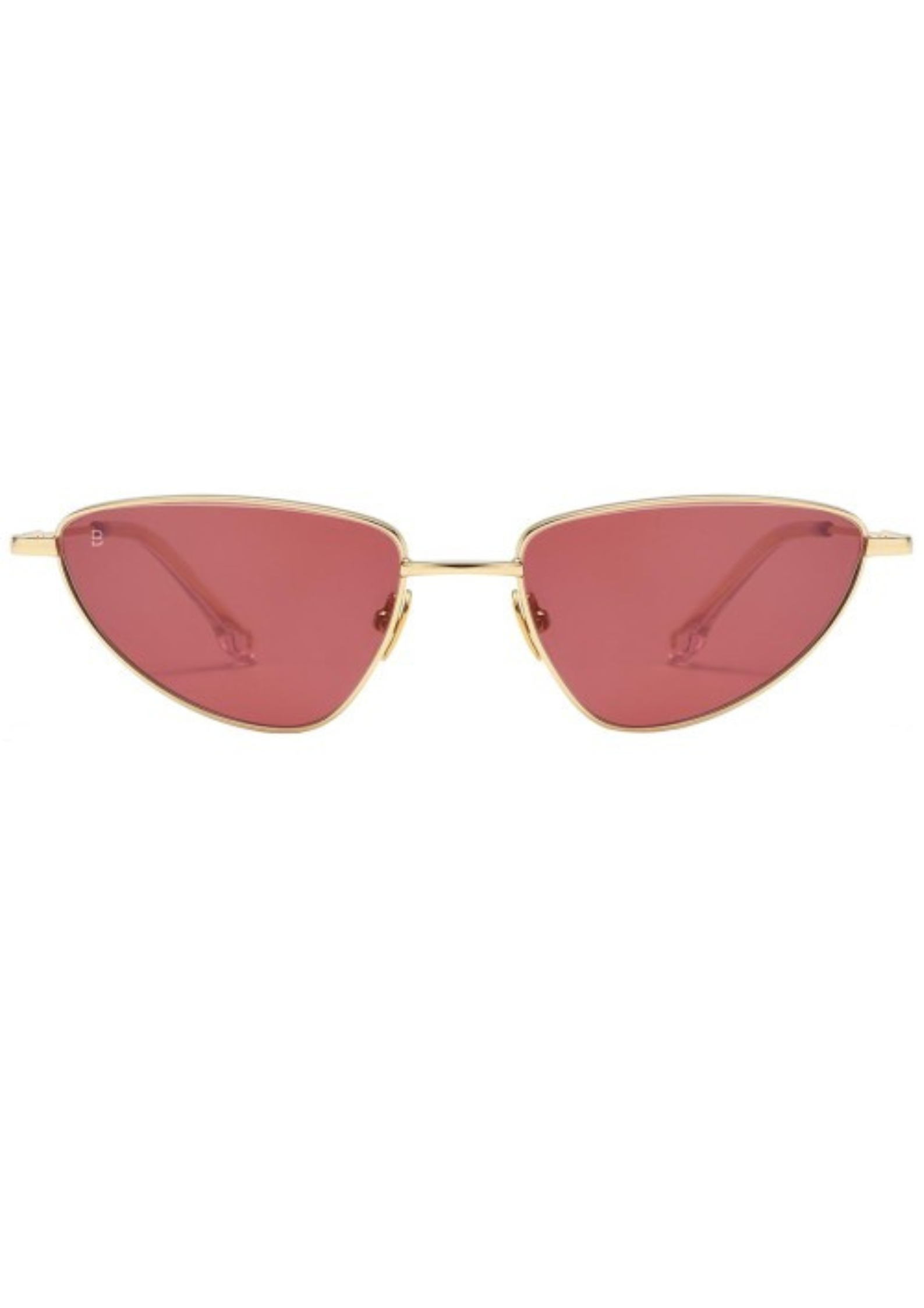 BALI Iris – Lunettes de soleil femme doré verres rouge