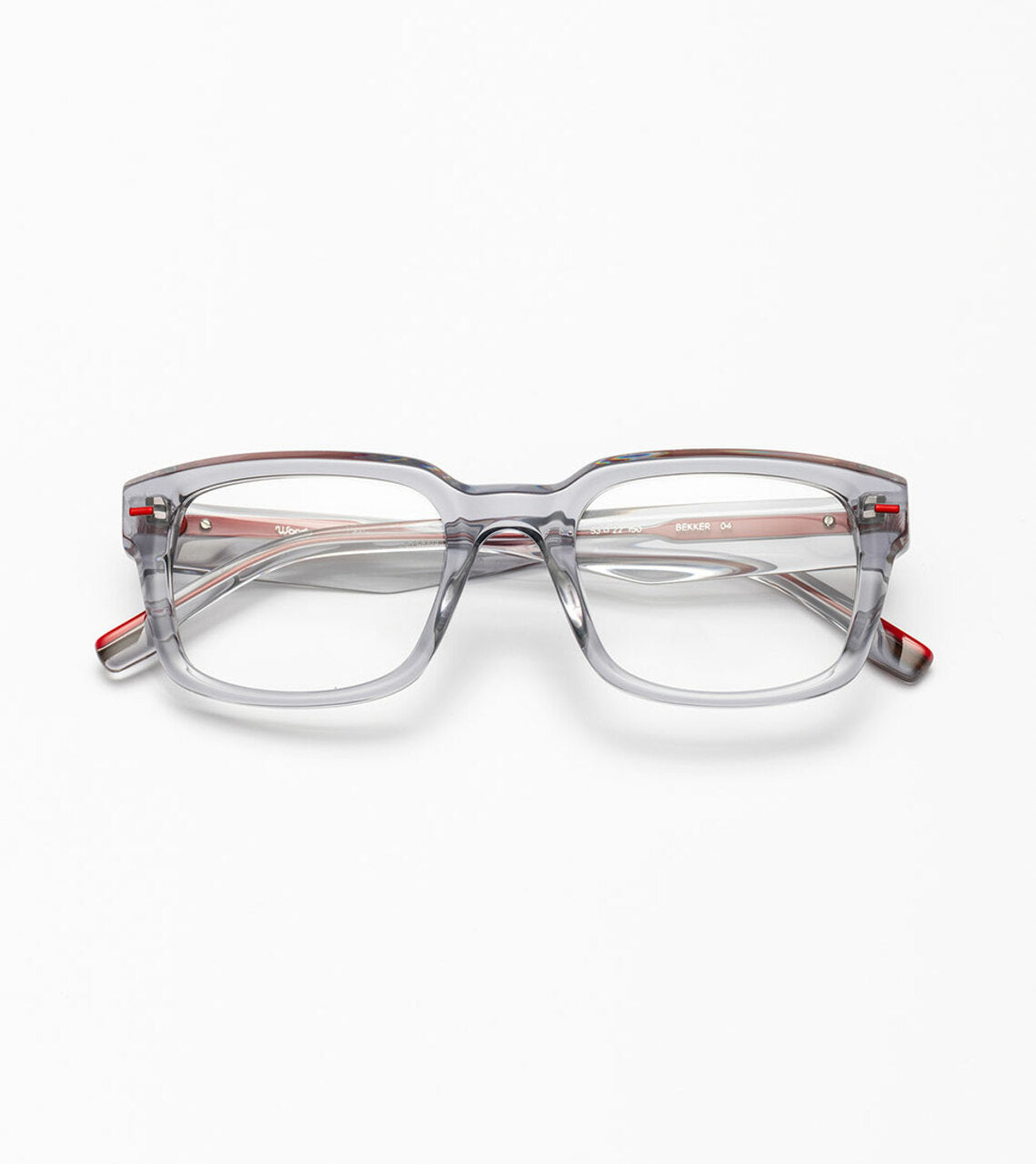 Woodys – Bekker | Lunettes de vue homme crystal gris