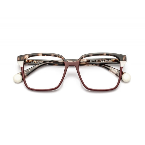 LE PARC – BOTTA | Lunettes de vue femme rouge bordeaux