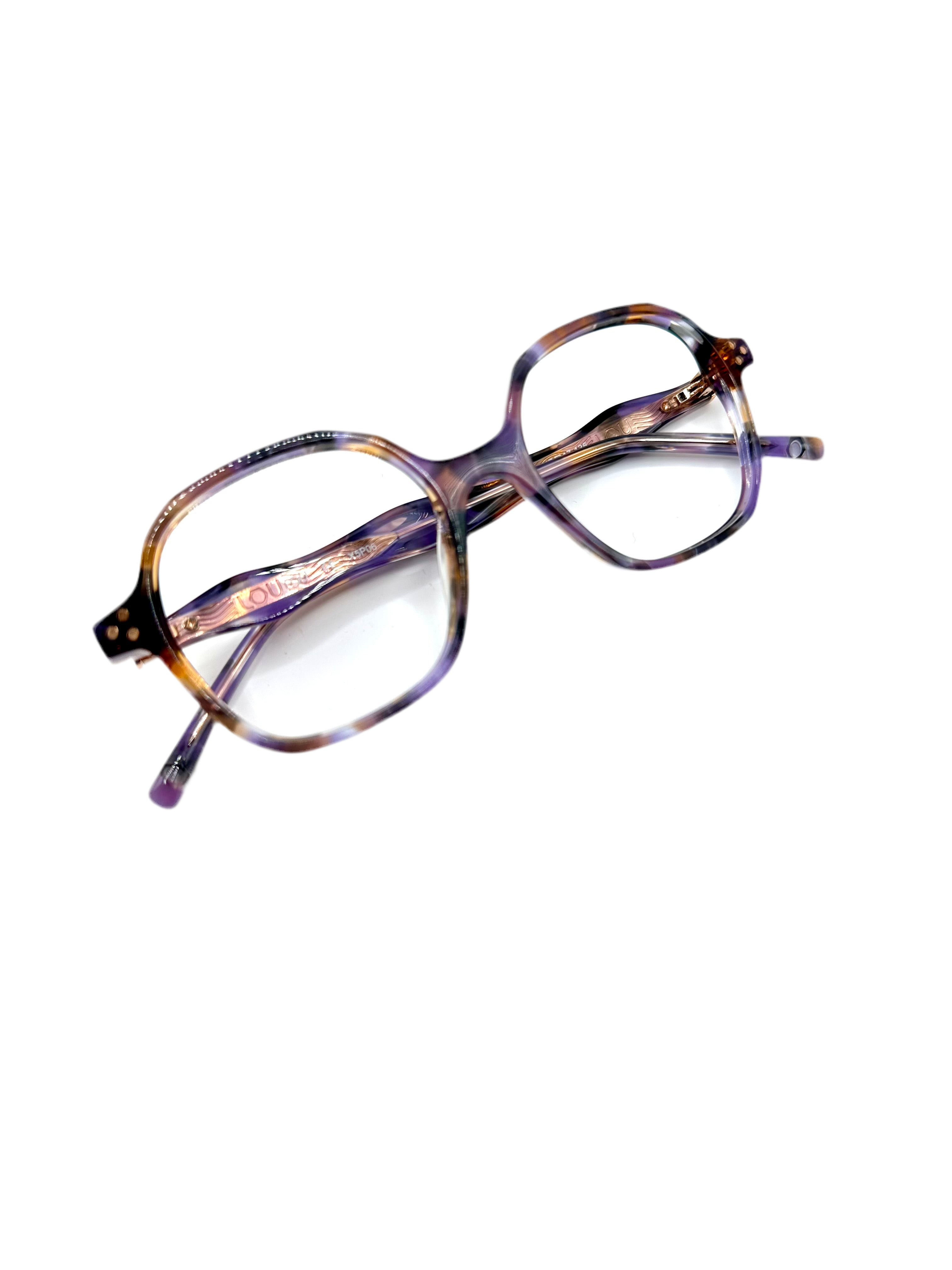 Lou – E6 | Lunettes de vue enfant écaille + clip