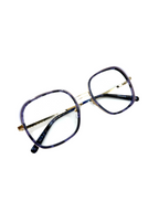 OSMOSE - OS935 | Lunettes de vue femme acétate combiné bleu et doré