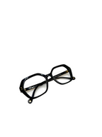 Bali – Joy | Lunettes de vue femme acétate noir et branche dorée