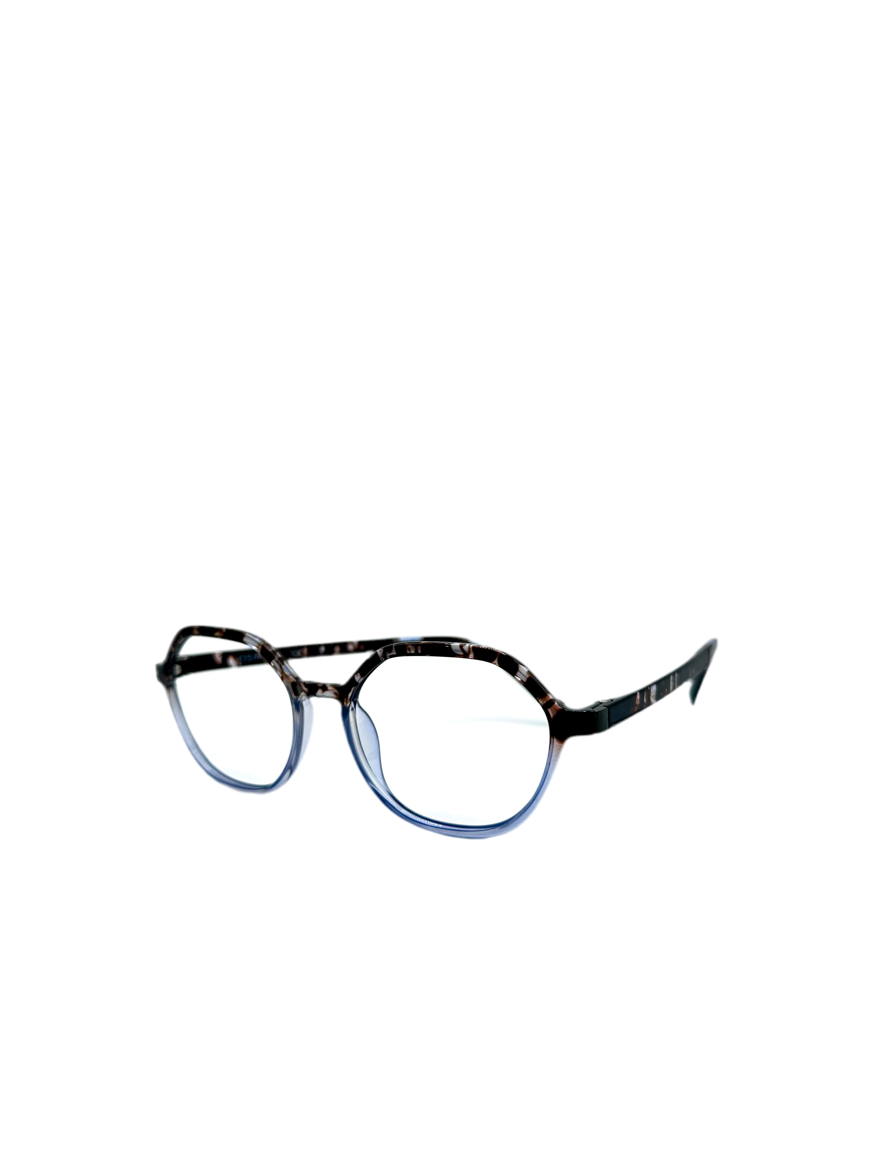 OSMOSE - OCP550 | Lunettes de vue enfant ultem cristal bleu et écaille à clip