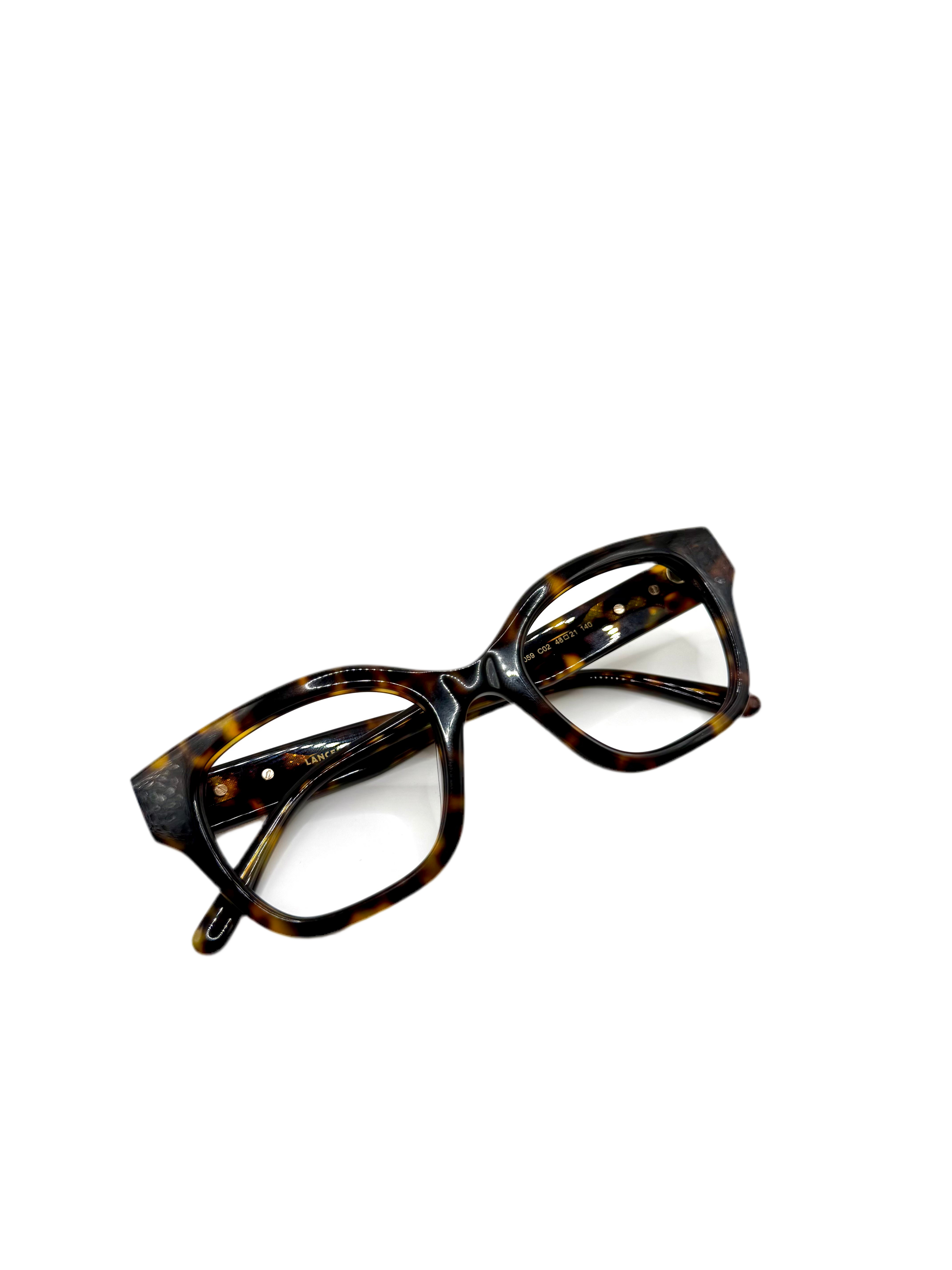 LANCEL – LA90059 | Lunettes de vue femme écaille