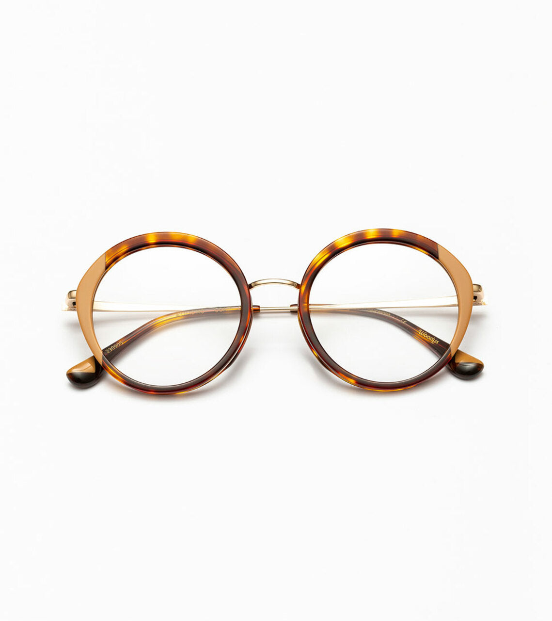 Woodys – Coati | Lunettes de vue femme combiné argent, écaille & beige