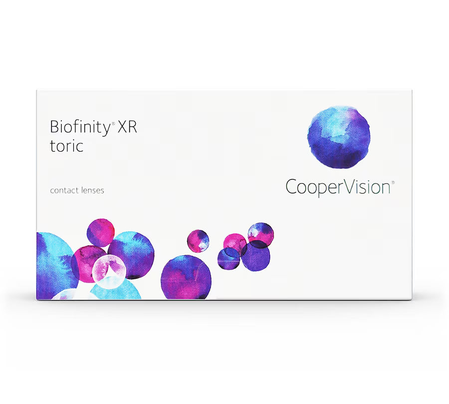 COOPERVISION Biofinity Toric XR – Lentilles mensuelles (Boîte de 6)