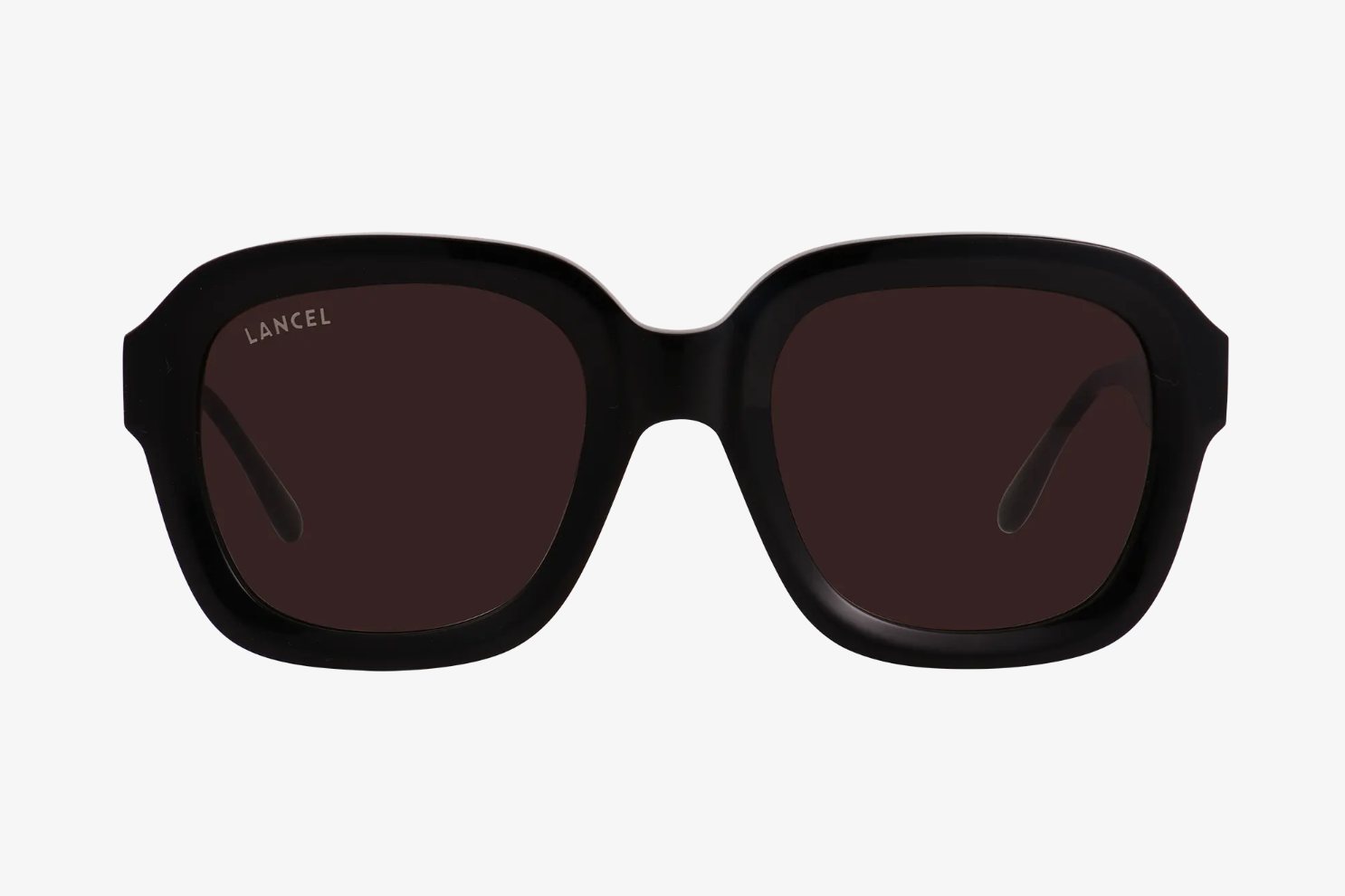 LANCEL LA91053 – Lunettes de soleil femme noir & verres gris dégradé