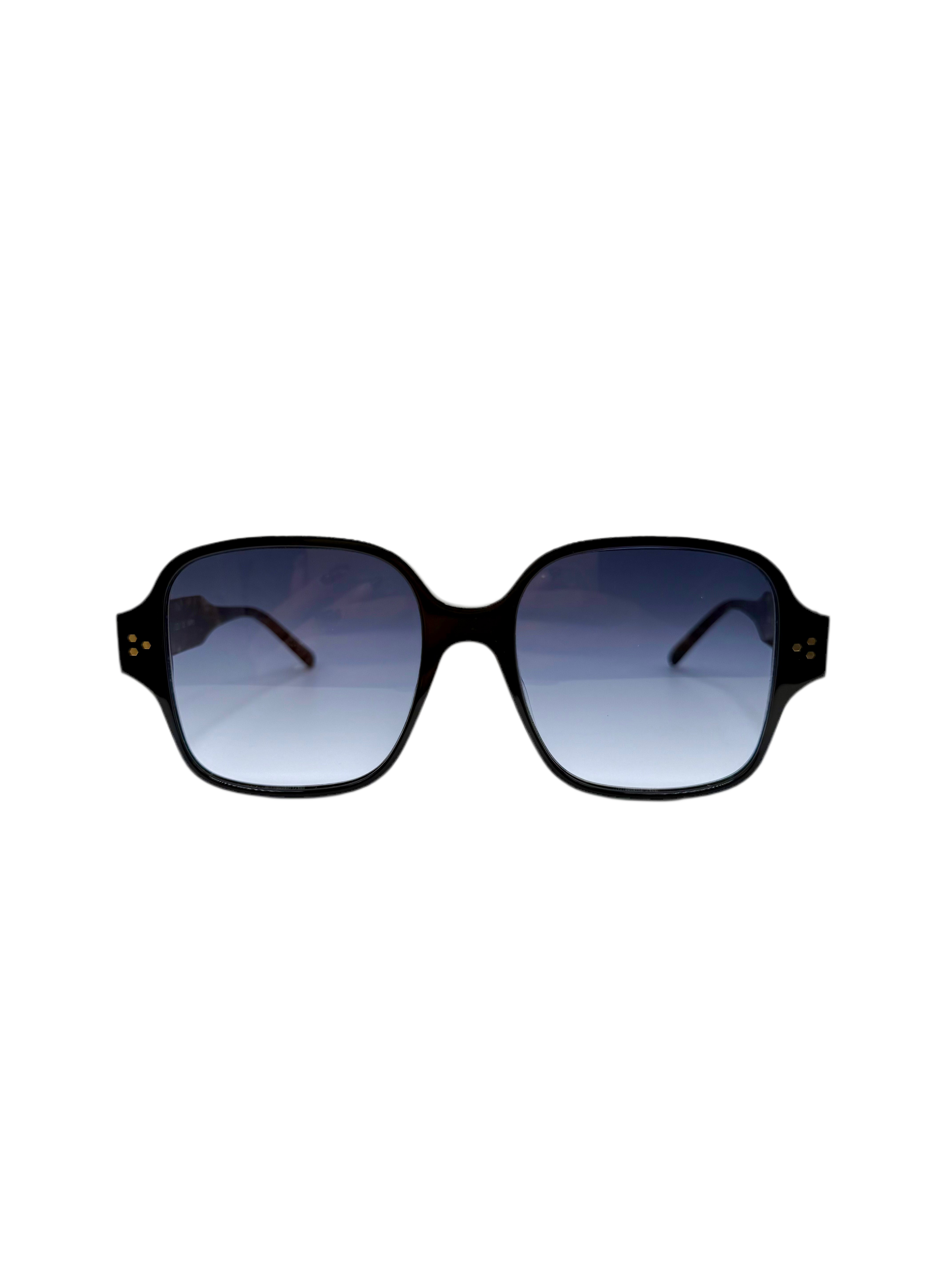 LOU LS59 – Lunettes de soleil femme écaille/noir + verres gris dégradé