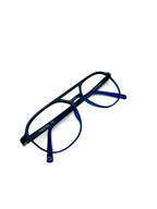 OSMOSE - OCP564 | Lunettes de vue homme ultem double pont bleu à clip