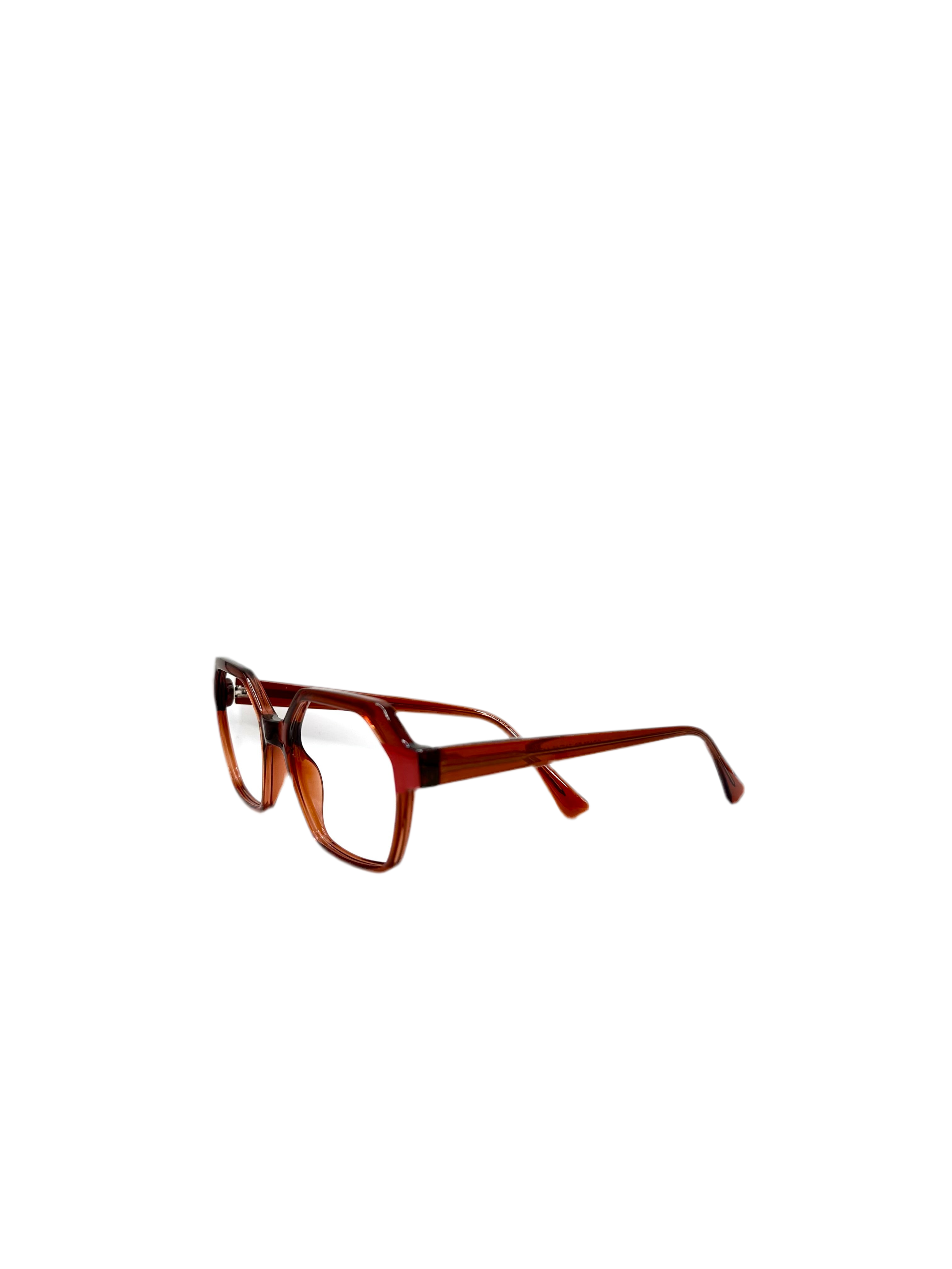 IKALY – OP408 | Lunettes de vue femme cristal rouge