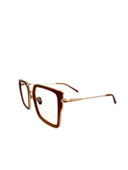 LE PARC – Bo | Lunettes de vue femme combiné doré et orange