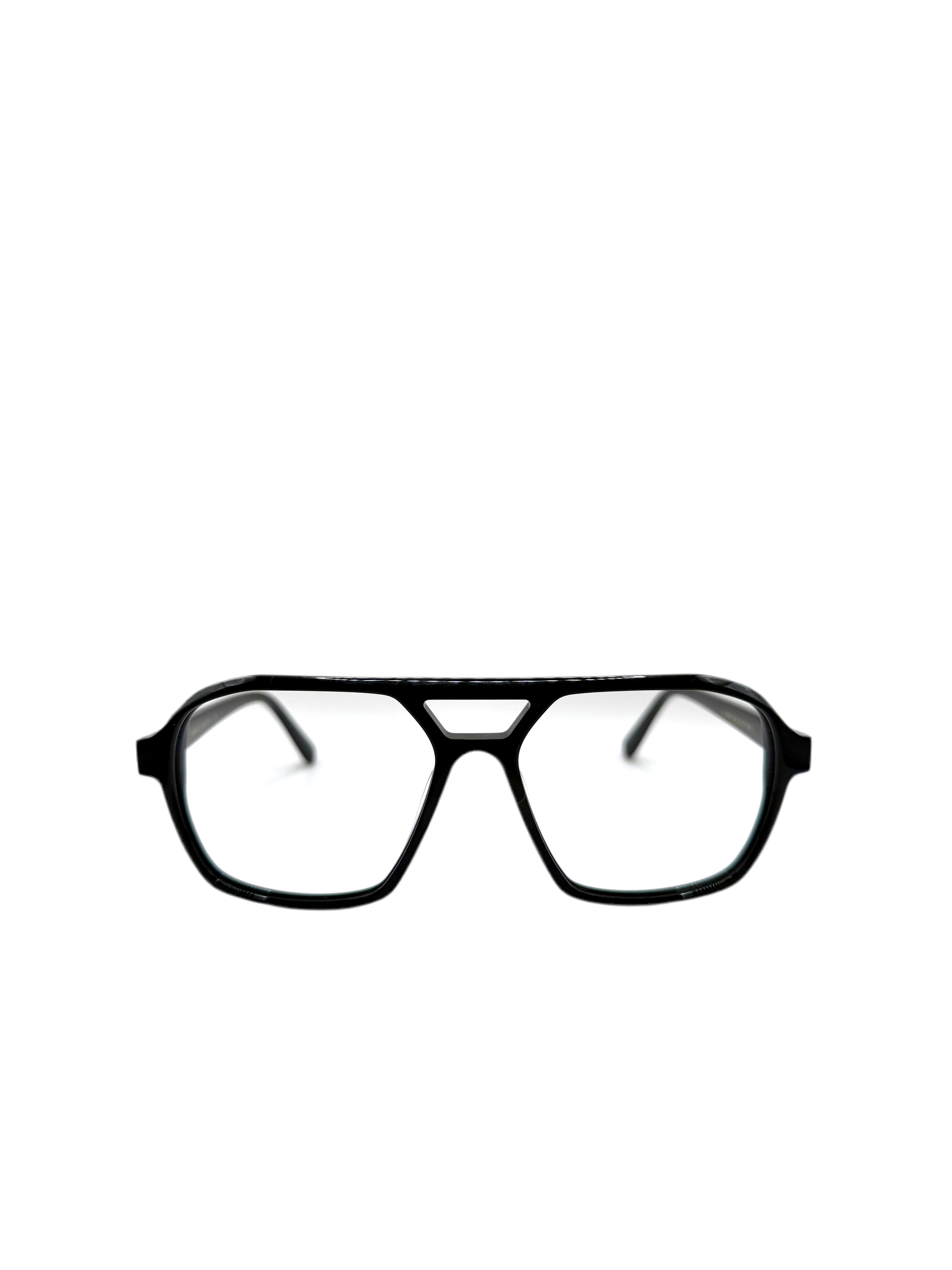 LANCEL – LA90068 | Lunettes de vue femme double pont noir