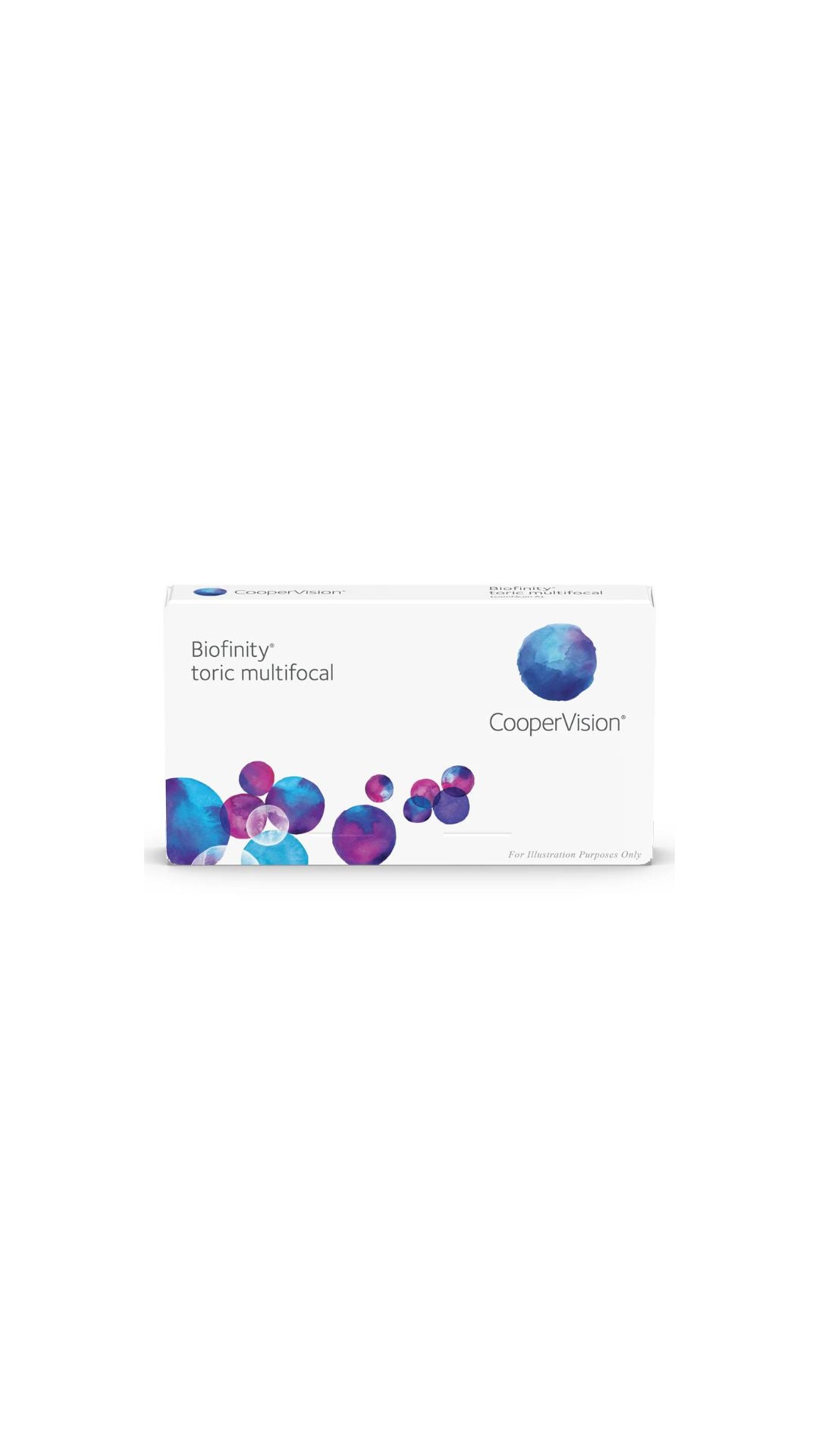 COOPERVISION Biofinity Toric Multifocal D – Lentilles astigmatisme & presbytie - BTE 6