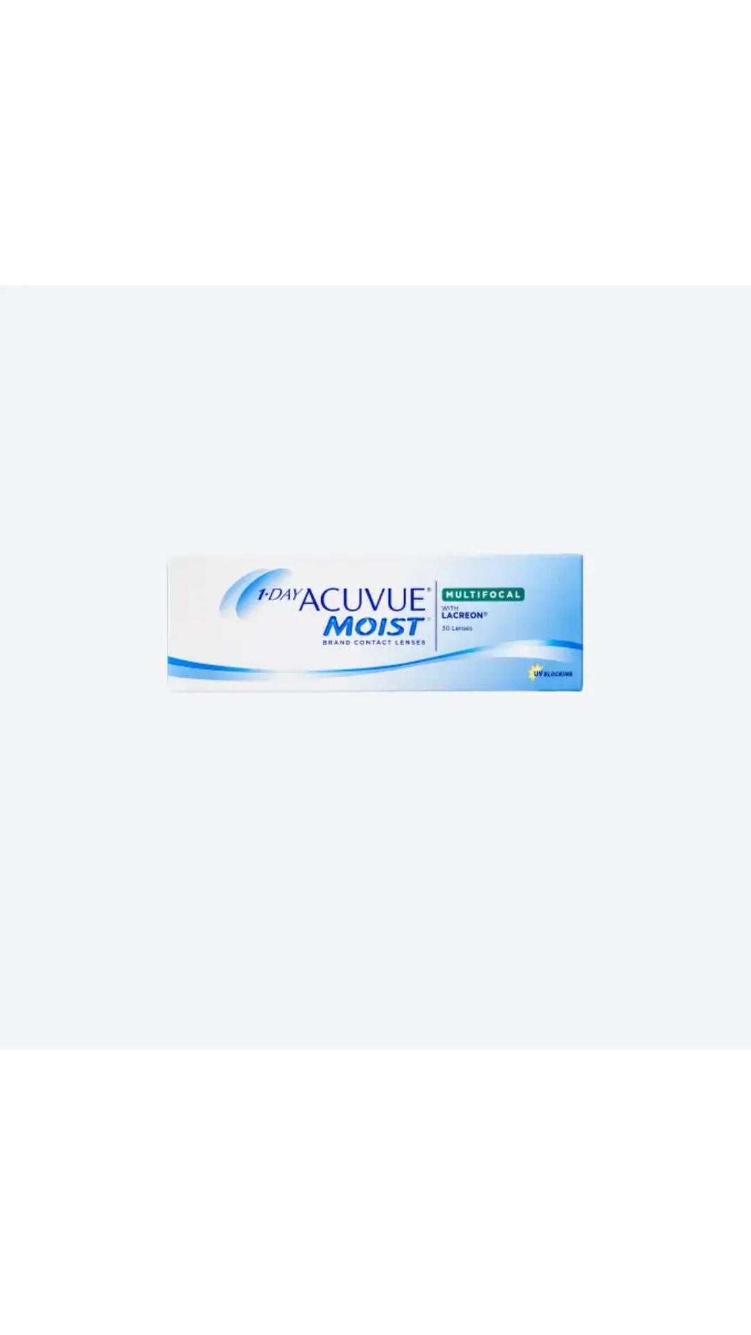 Lentilles journalières JOHNSON & JOHNSON 1 DAY ACUVUE MOIST MULTIFOCAL HIGH – BTE 90