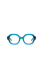 KOMONO – The Florence | Lunettes de vue femme acétate cristal bleu