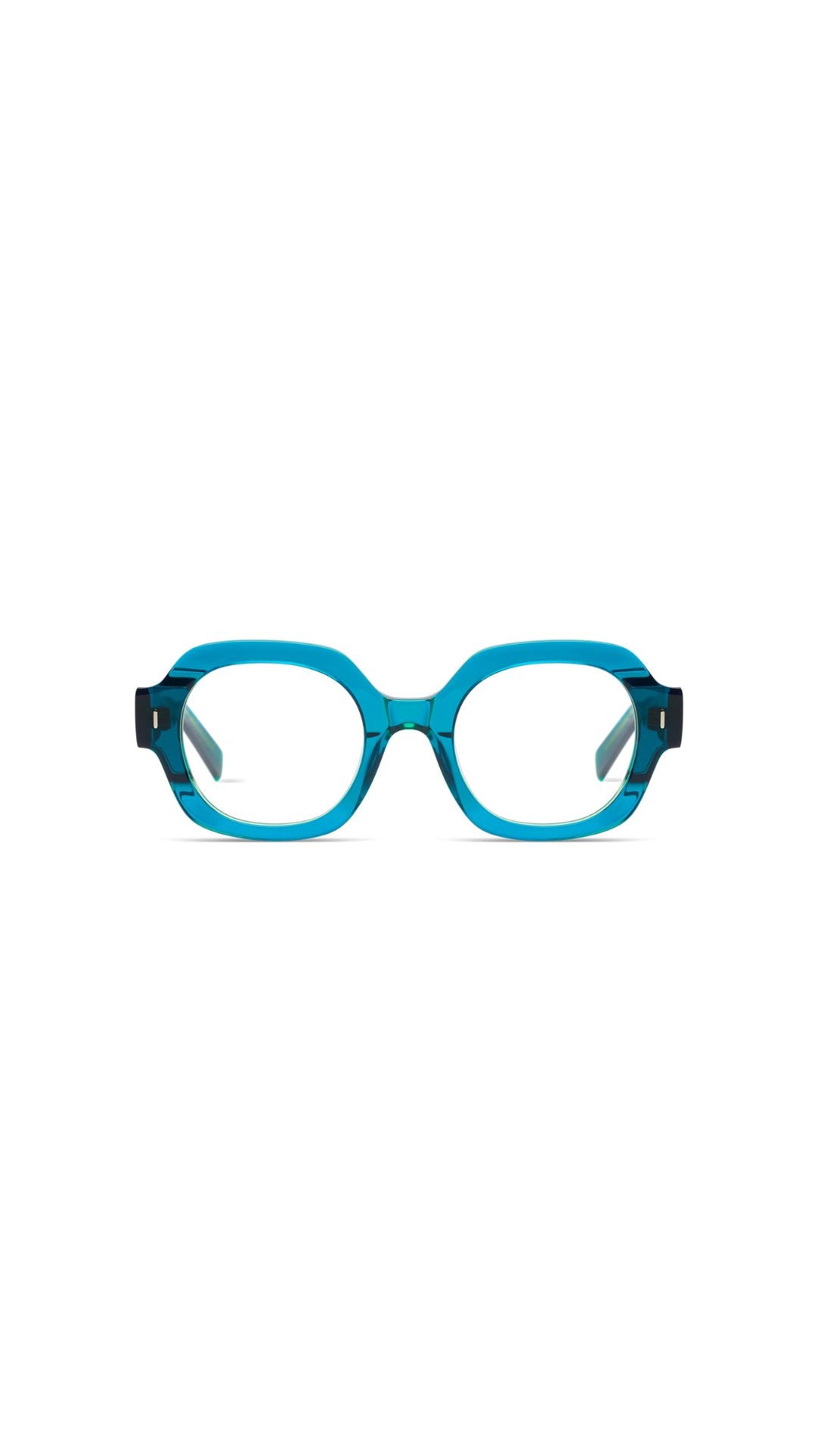 KOMONO – The Florence | Lunettes de vue femme acétate cristal bleu