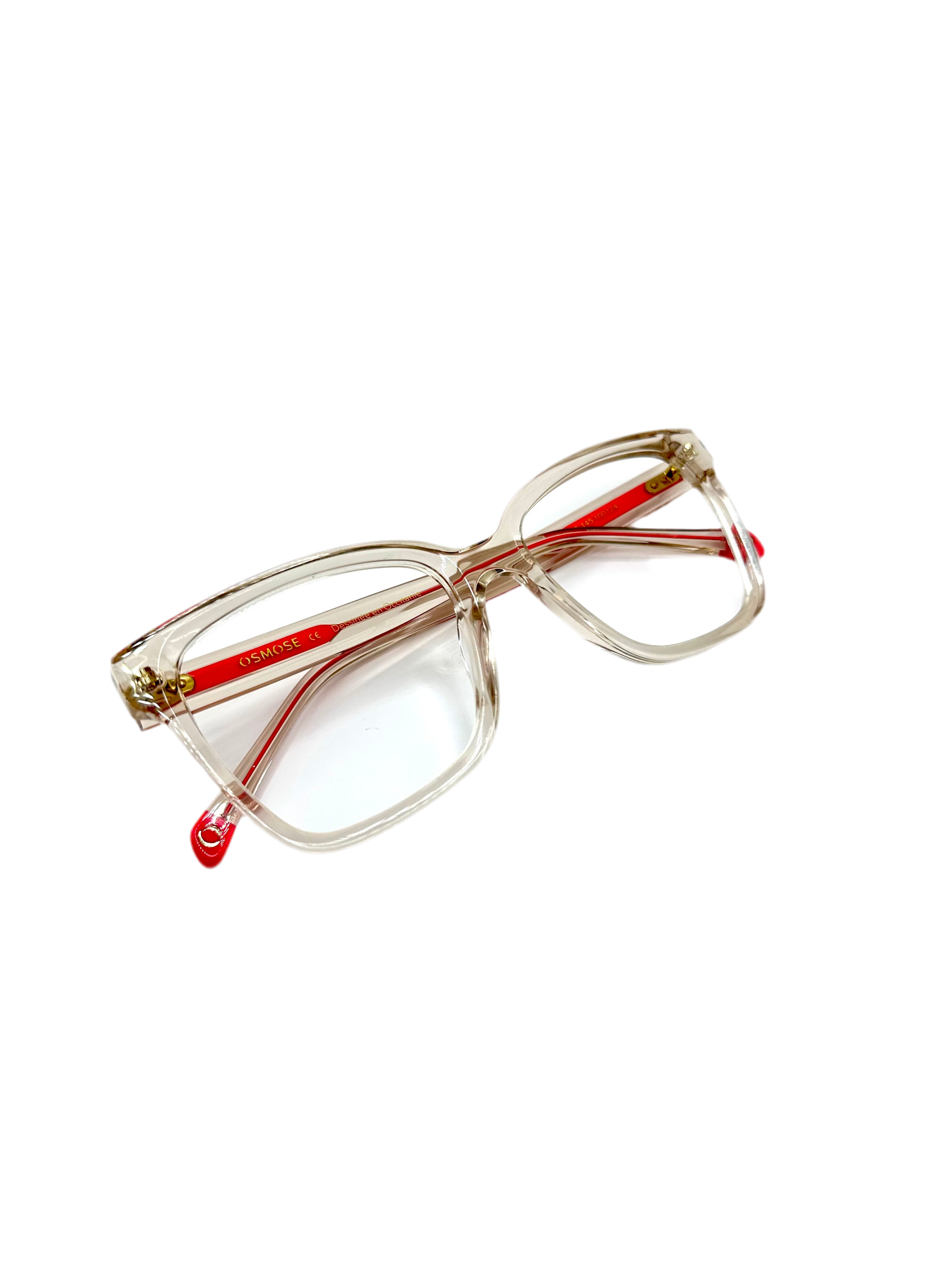OSMOSE - OSA230 | Lunettes de vue femme acétate cristal et rose