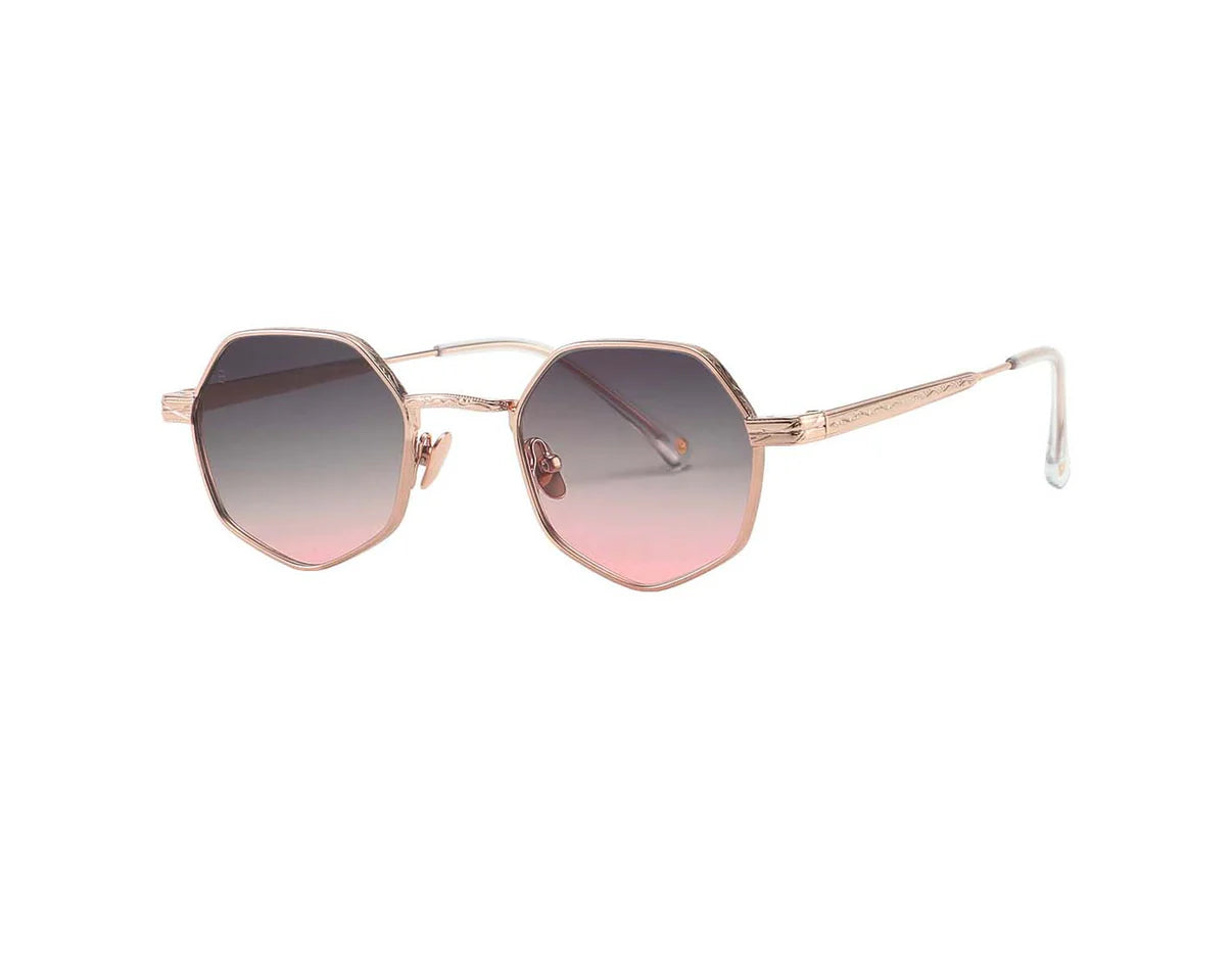 BALI Elia – Lunettes de soleil dorées mixte | Verres vert dégradé