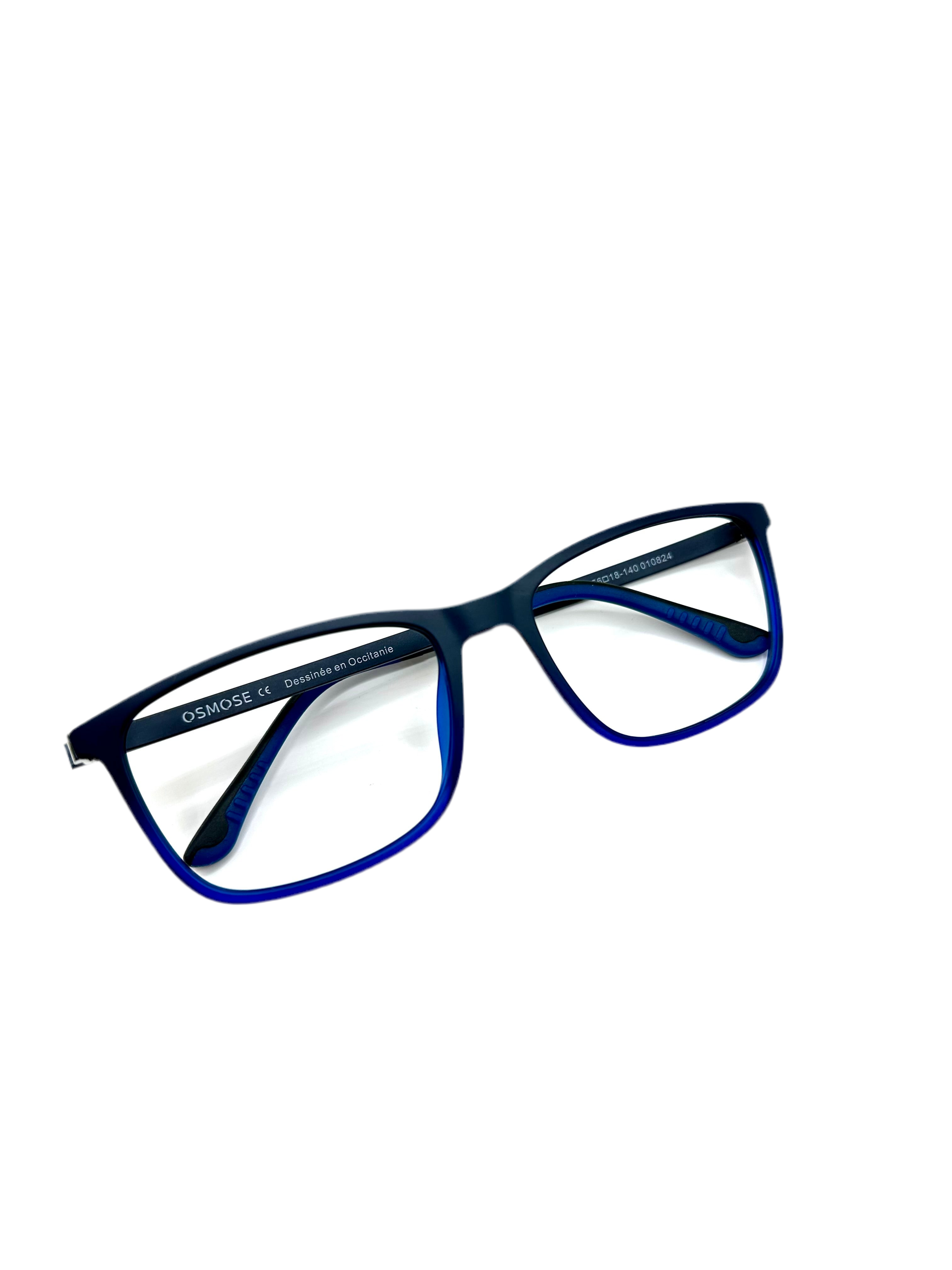 OSMOSE - OCP533 | Lunettes de vue homme ultem bleu mat à clip