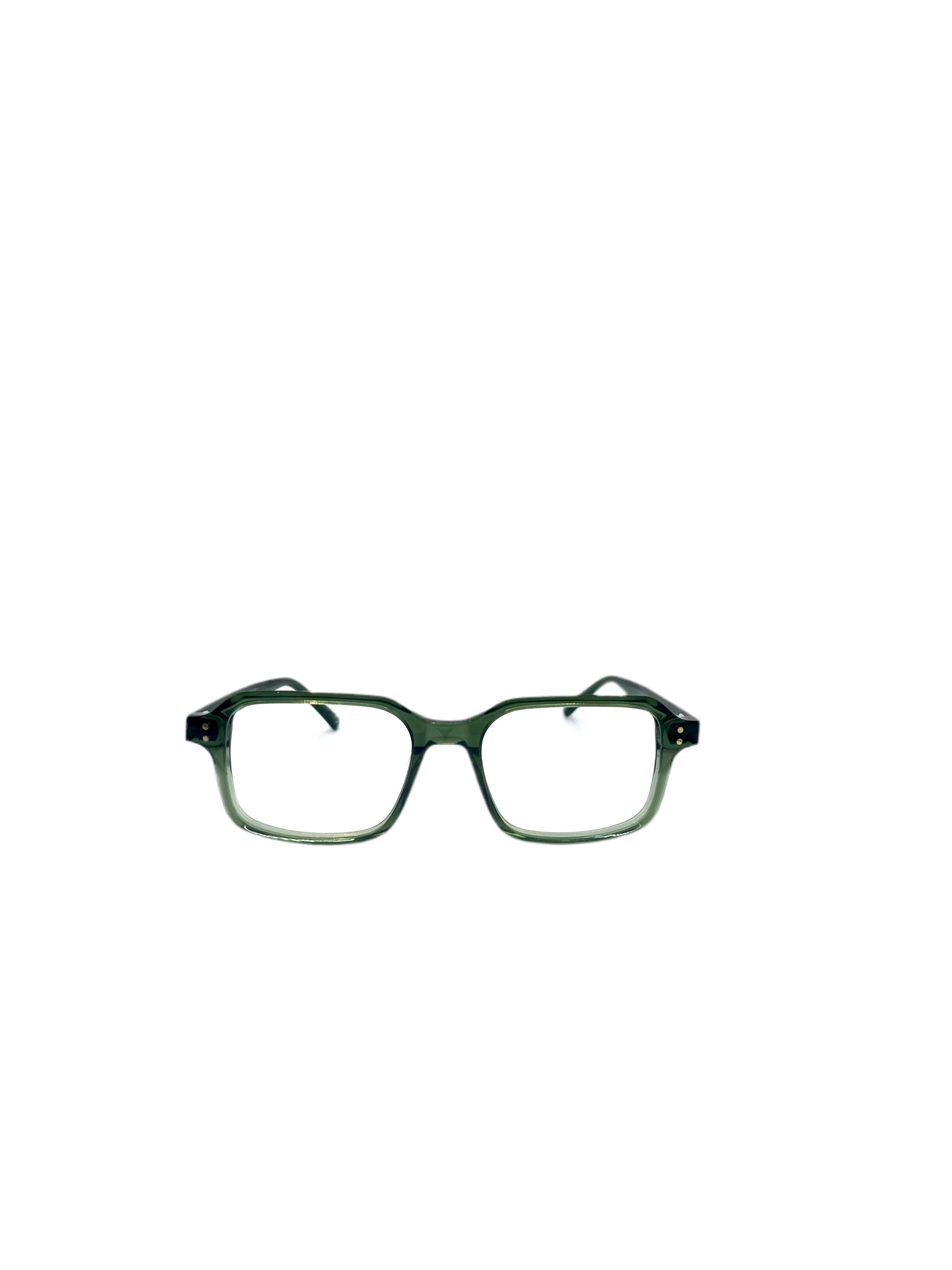 Lou – AM67 | Lunettes de vue homme cristal vert en acétate
