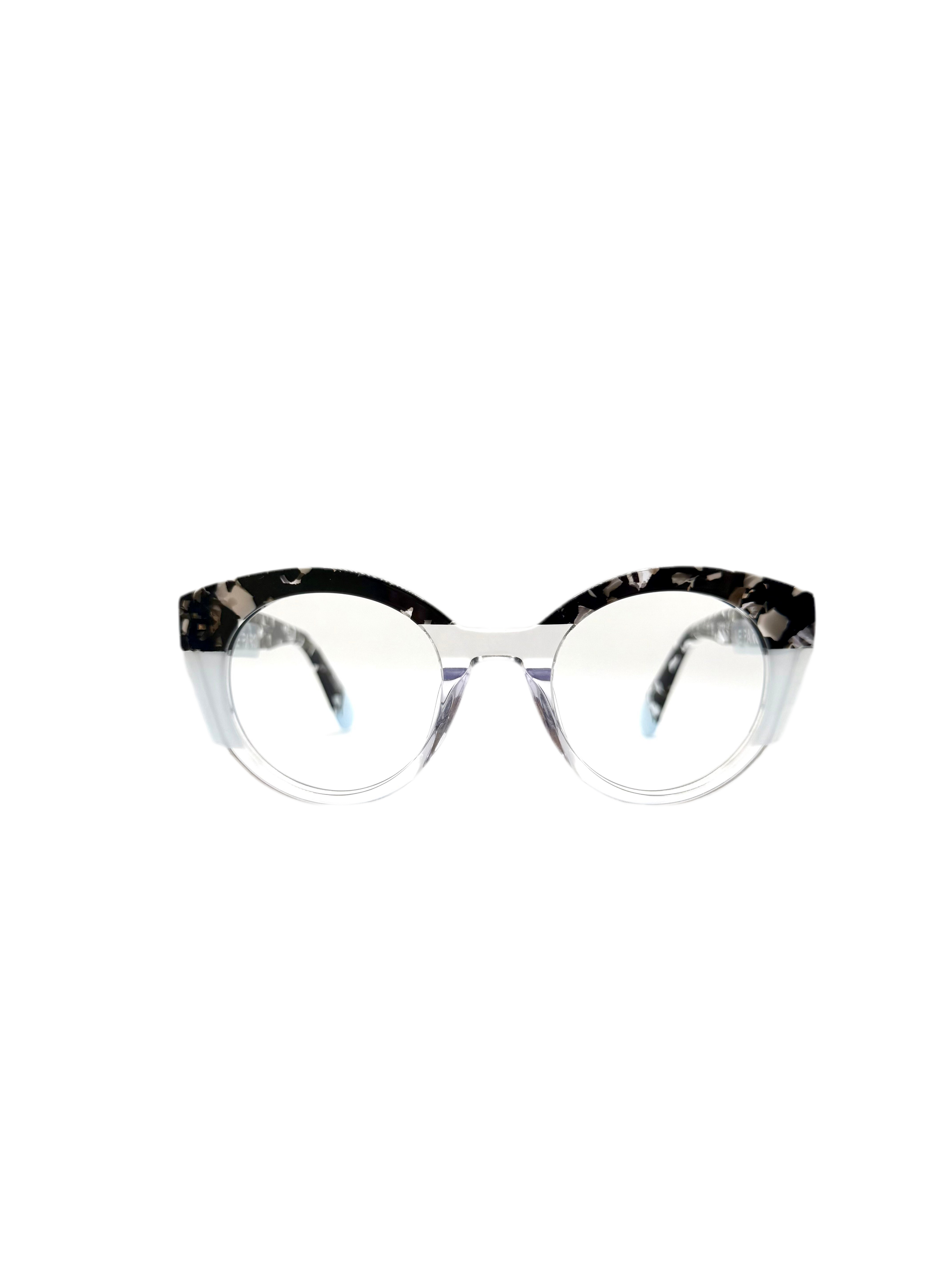 LE PARC – OXMAN | Lunettes de vue femme crystal bleu
