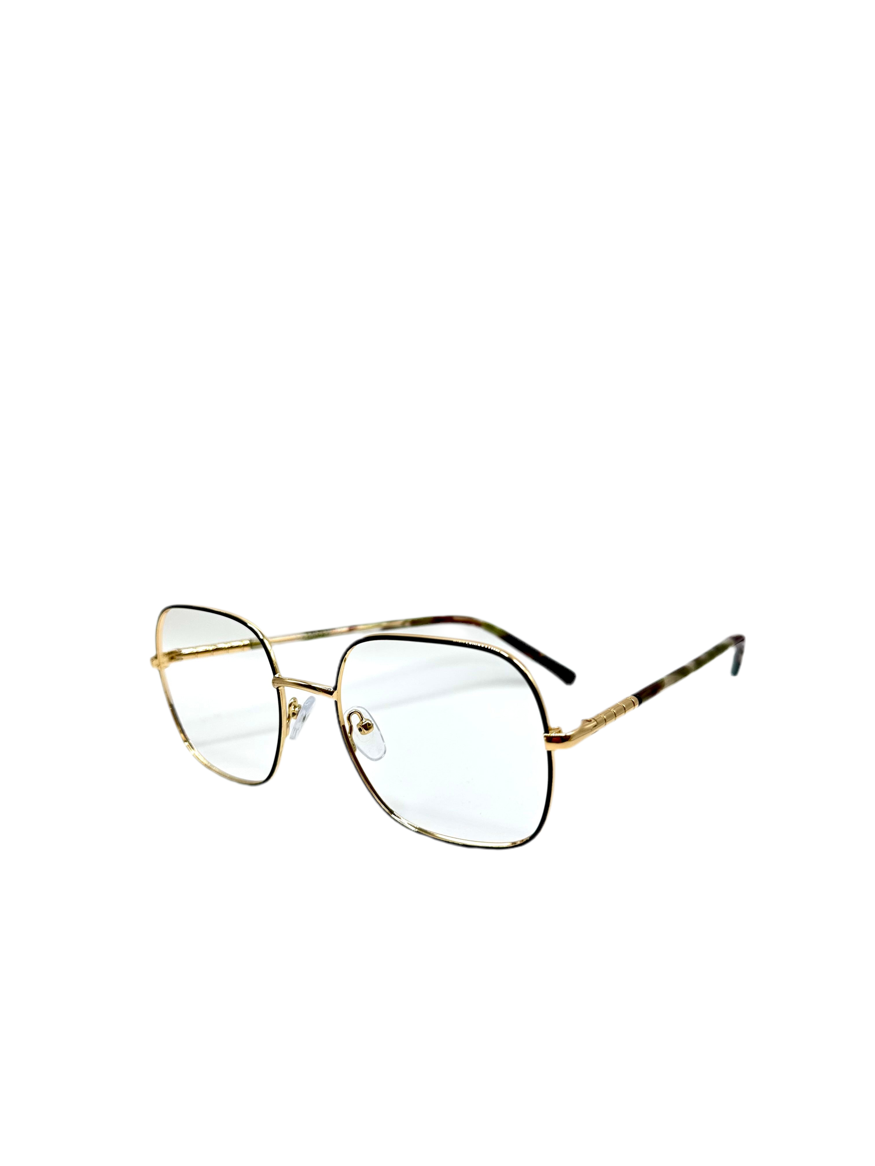 OSMOSE - OS911 | Lunettes de vue femme métal vert et doré