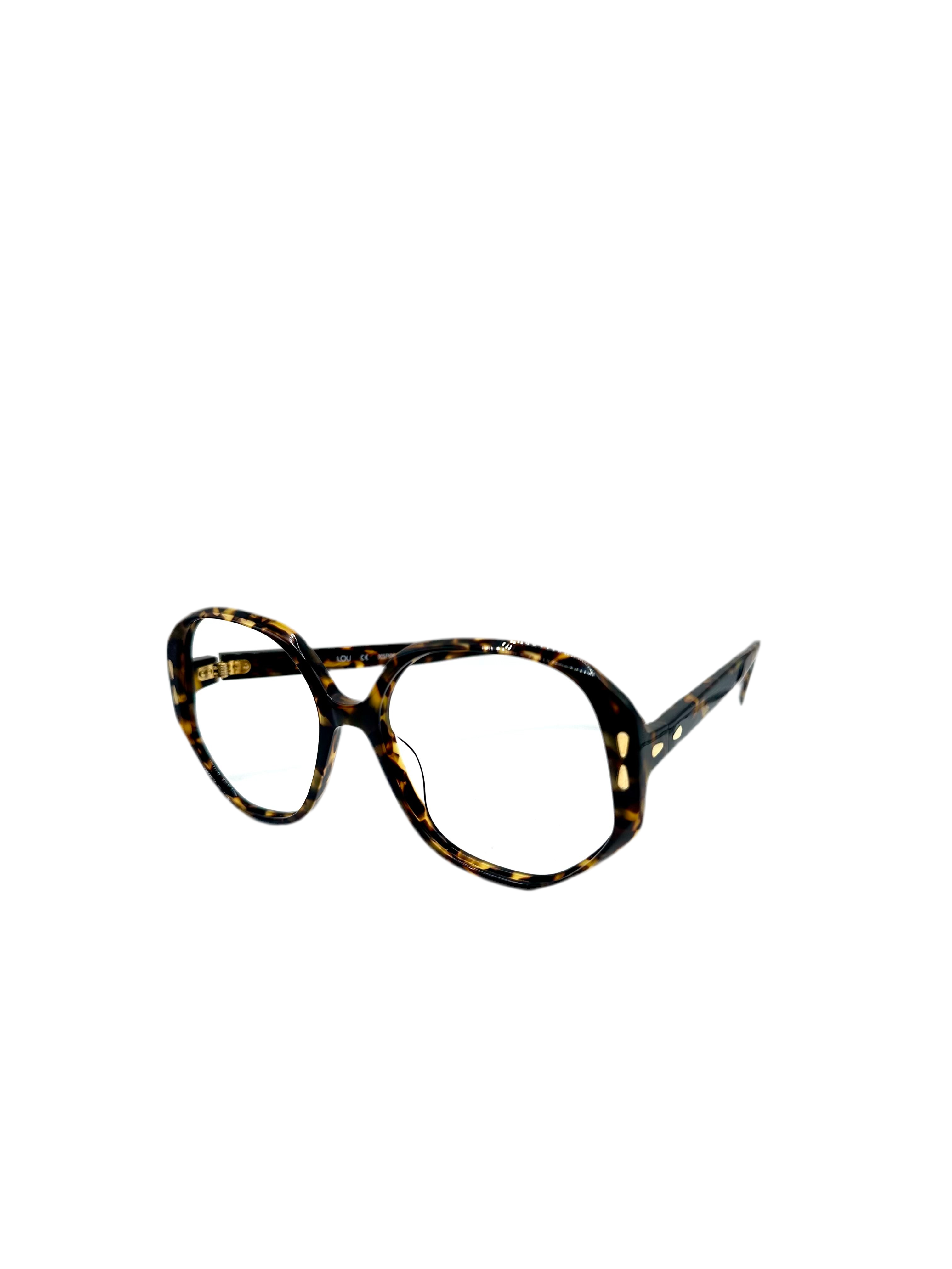 Lou – F4 | Lunettes de vue femme écaille + clip solaire