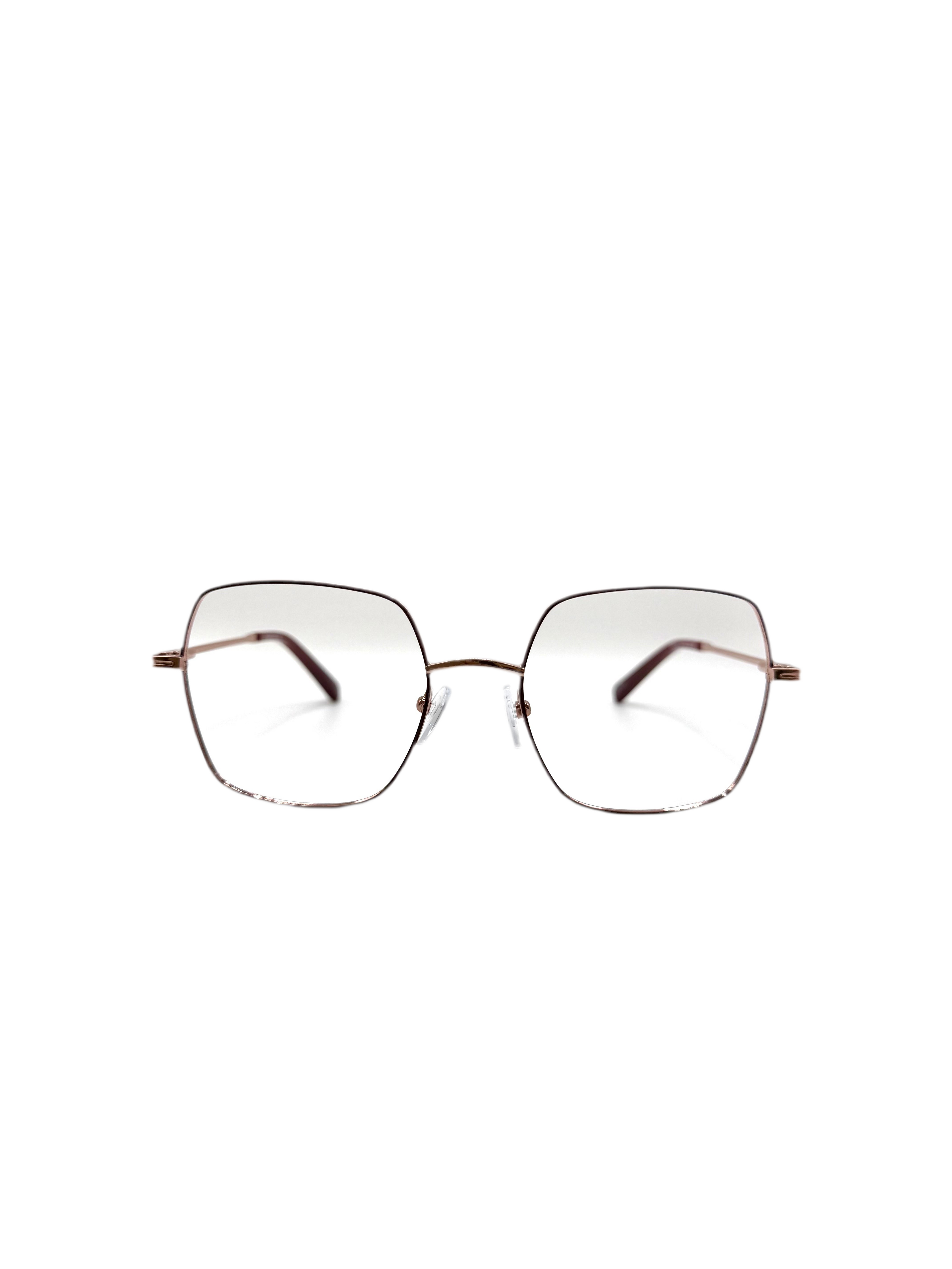 OSMOSE - OS902 | Lunettes de vue femme métal bordeaux et rose gold