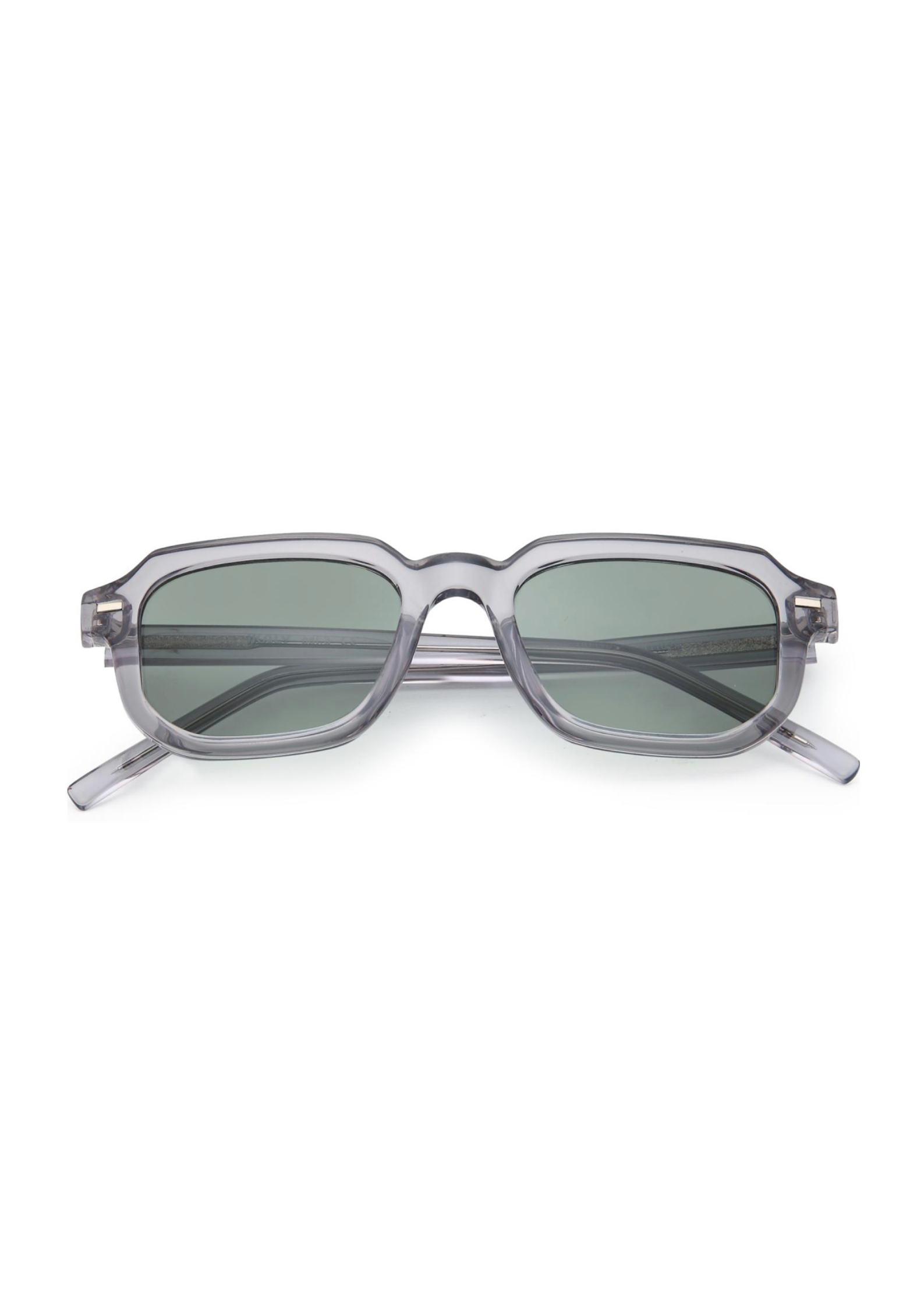 IKALY - SP4280 | Solaire Homme Cristal Gris & Verres Verts