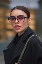 BALI x Venise – Lunettes de soleil femme acétate noir verres rose