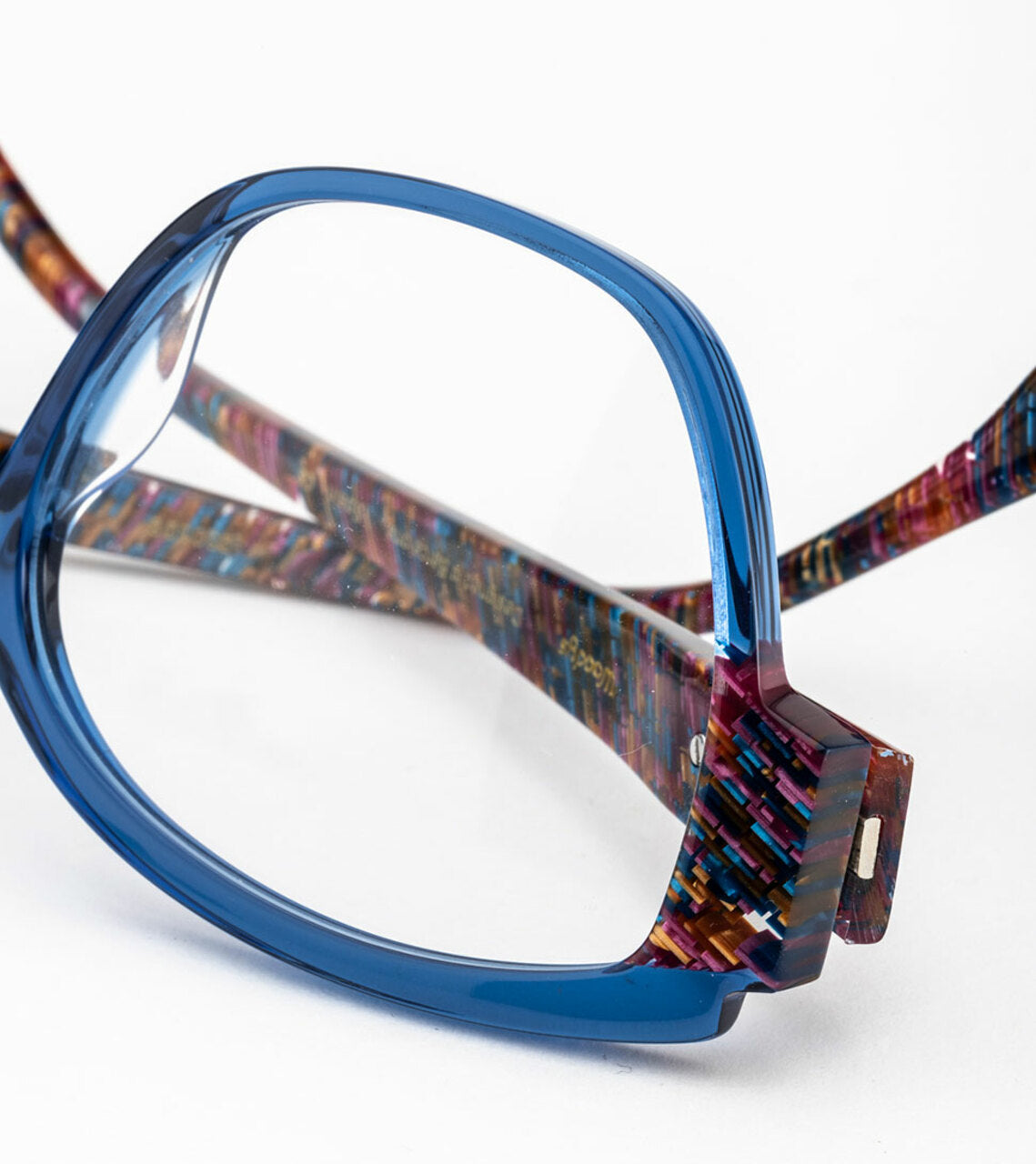 Woodys – Holly | Lunettes de vue femme crystal bleu & écaille
