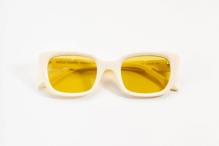 LA HONEYCOMB – Lunettes de soleil crème | JULIENNE