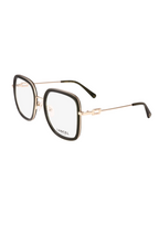 LANCEL – LA90094 | Lunettes de vue femme combiné kaki et doré