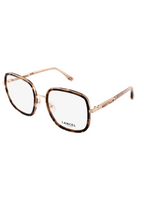 LANCEL – LA90070 | Lunettes de vue femme combiné écaille et doré